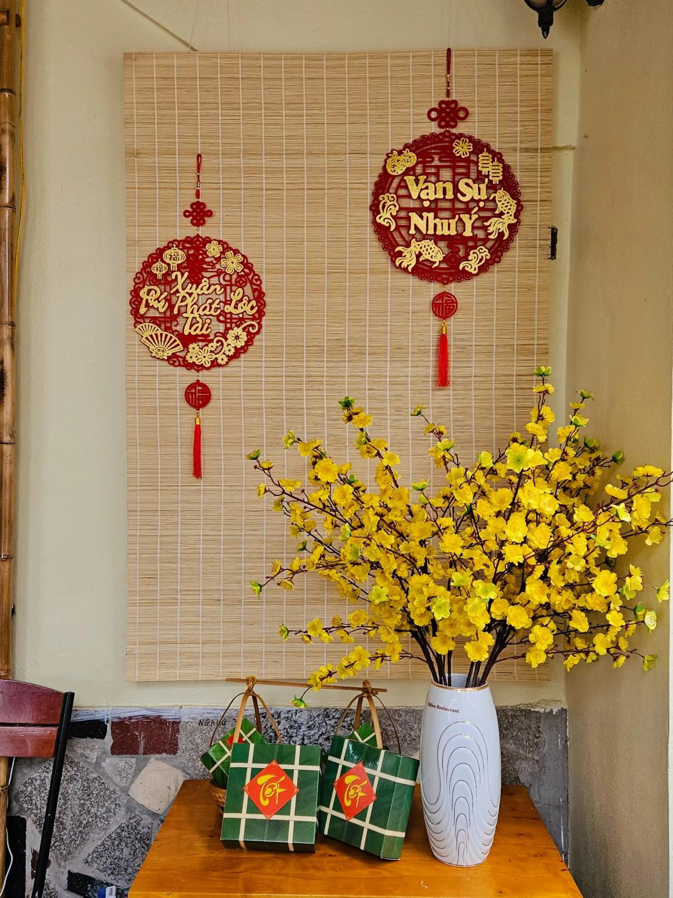 Decorative detail in Mai Place Homestay