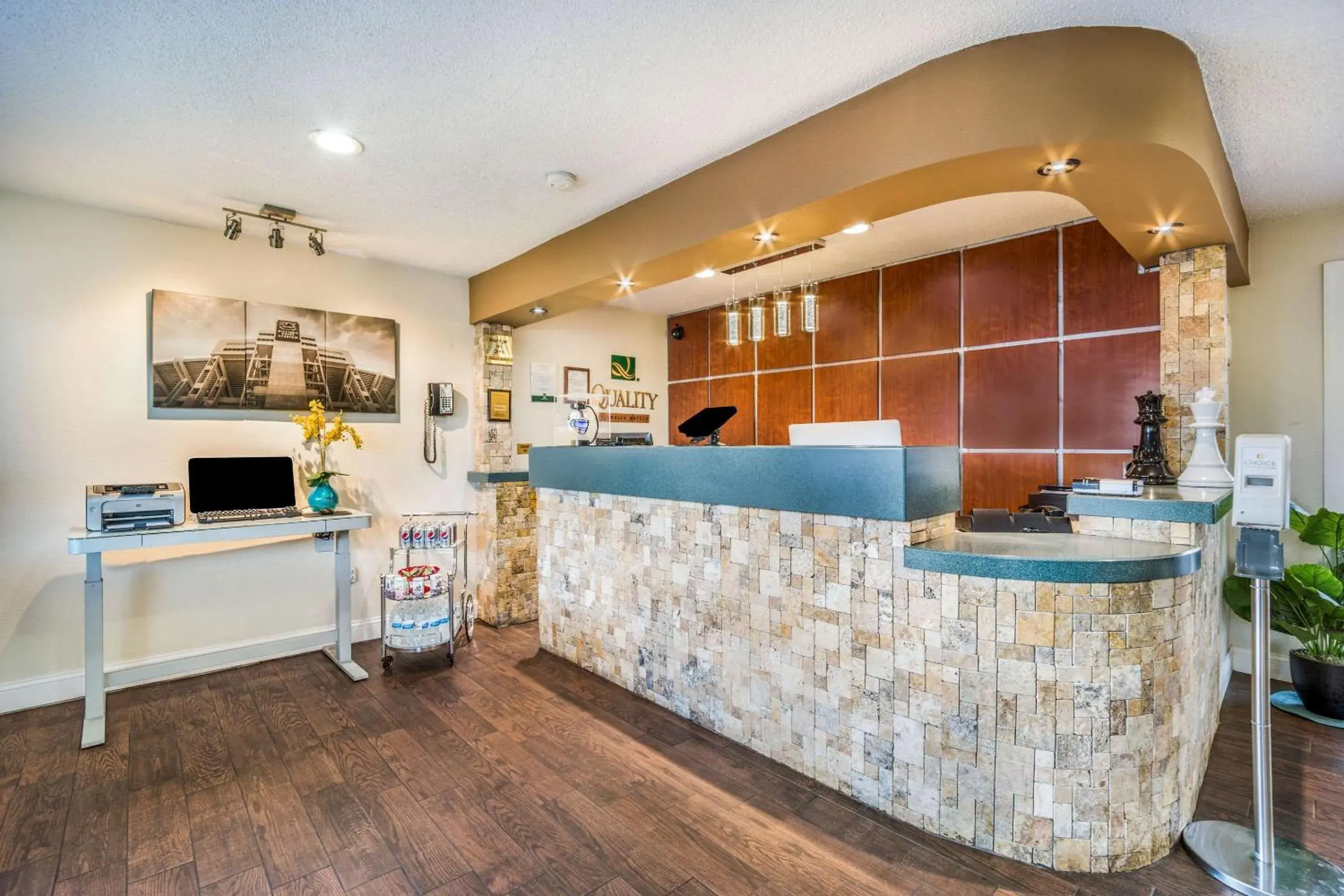 Lobby or reception in Quality Inn Columbia Airport Lobby or reception in Quality Inn Columbia Airport