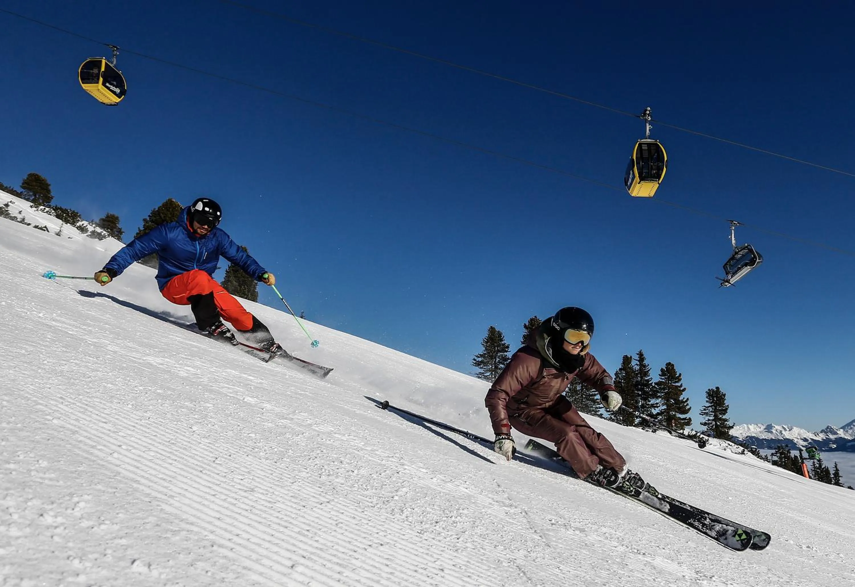 Skiing in Apart Matthias