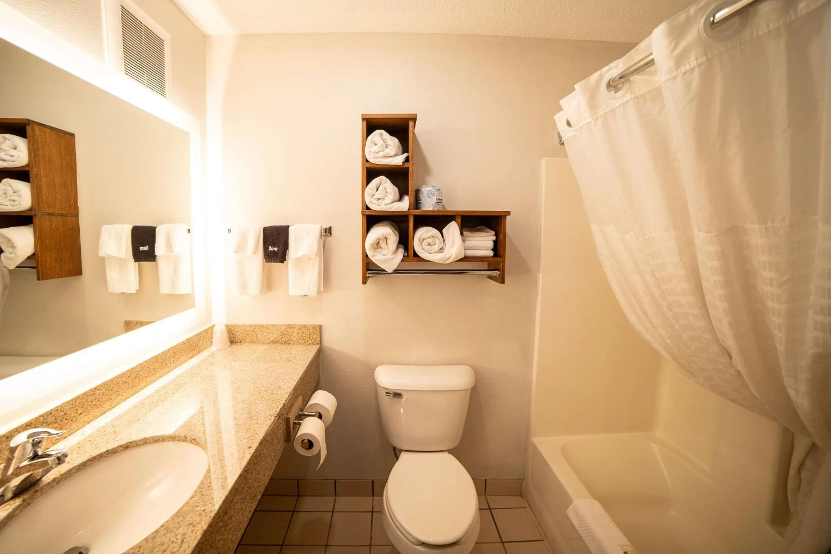 Bedroom in Quality Inn & Suites Watertown near Prairie Lakes Ice Arena