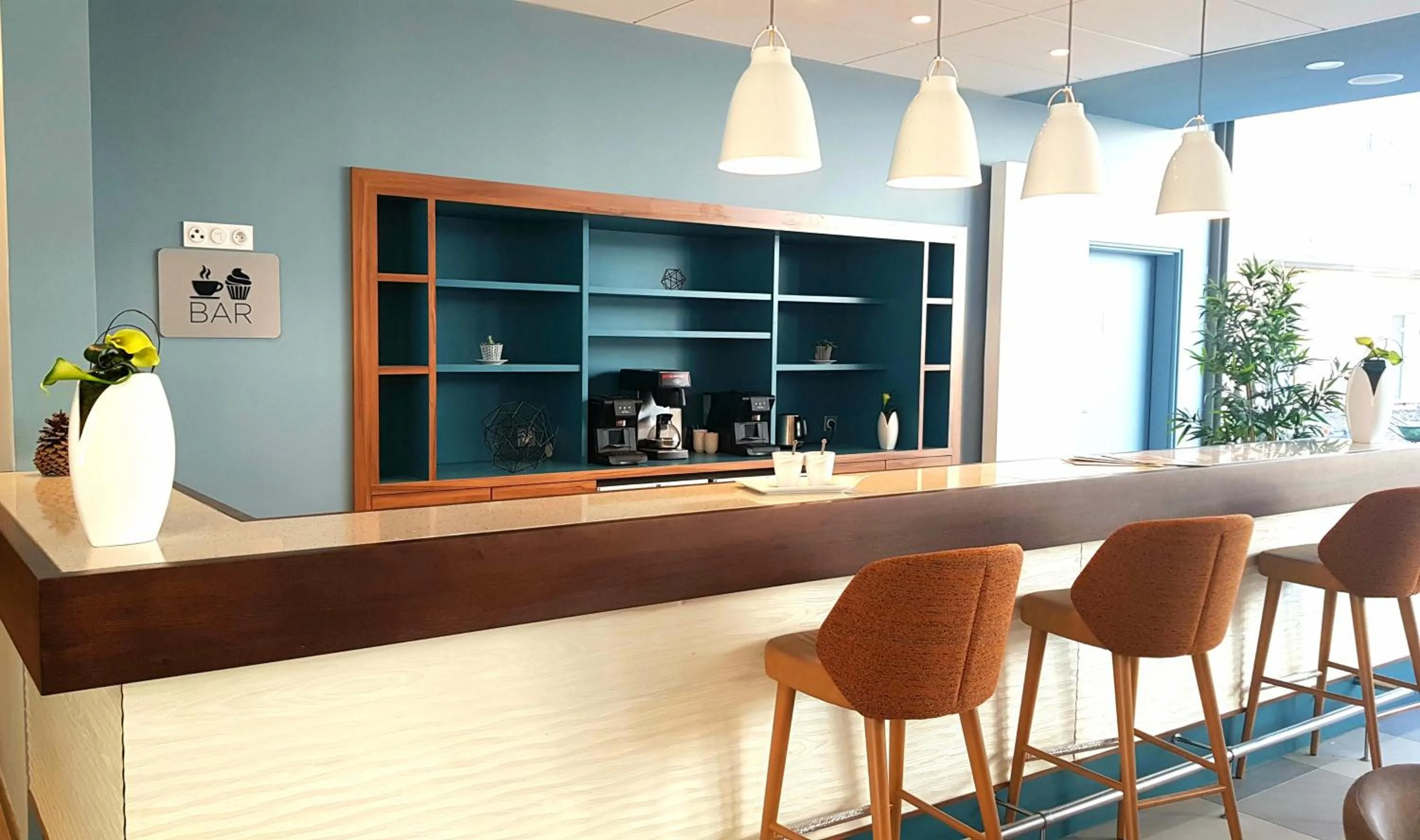 Lounge or bar in Domitys - Les Aiglons Blancs