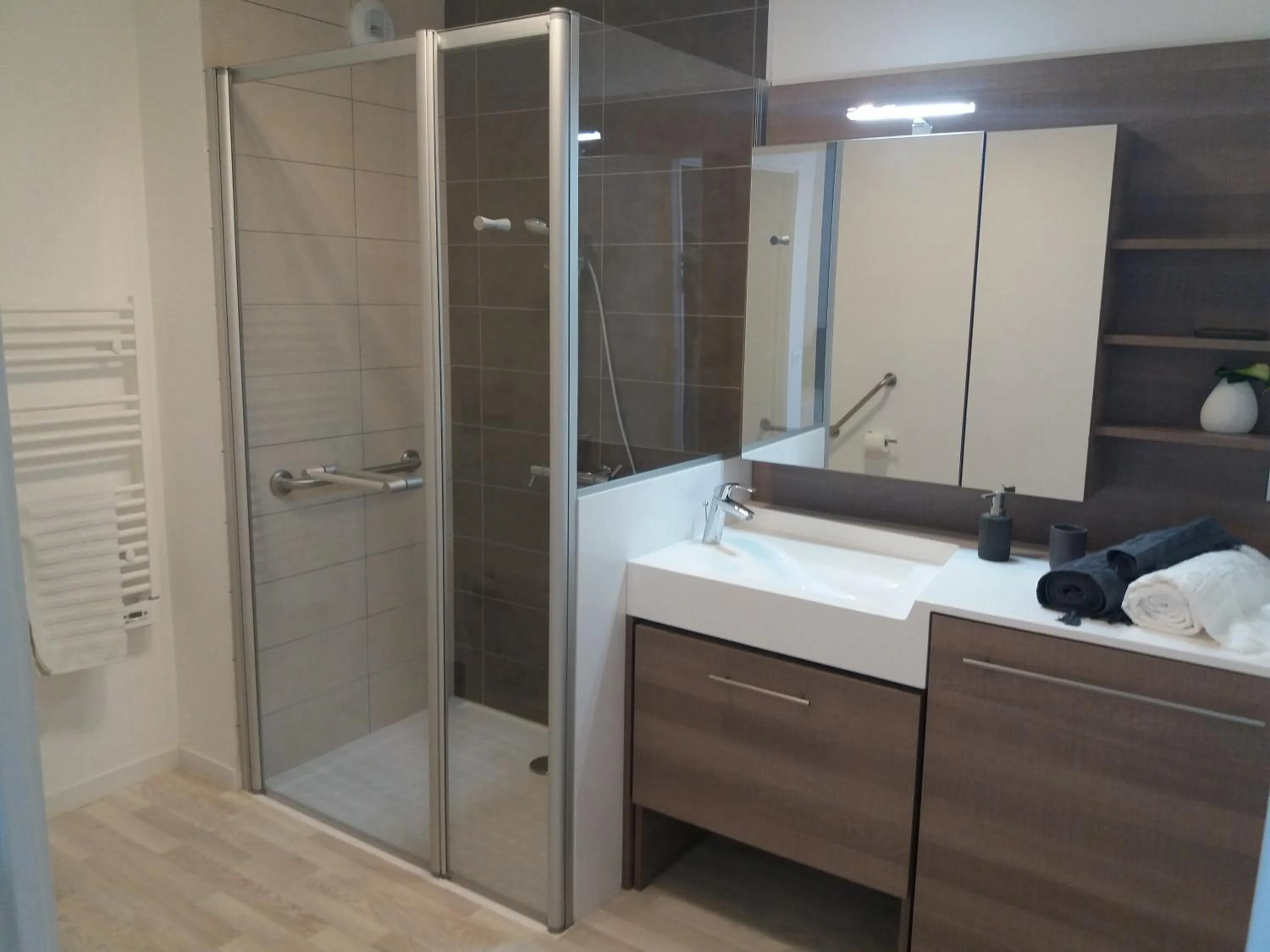 Shower in Domitys - Les Aiglons Blancs