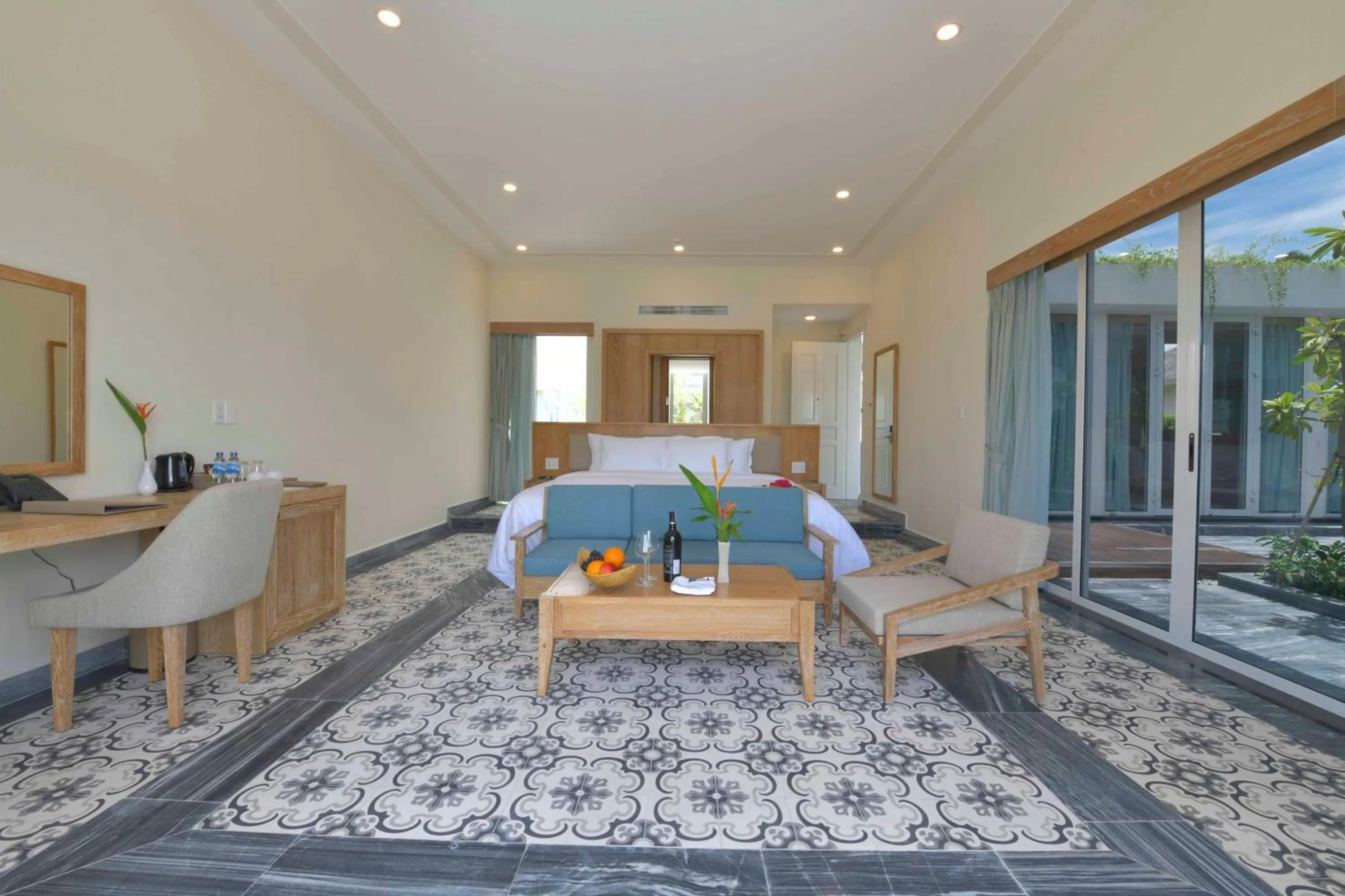 Bed in CocoLand Thu Xa Ancient Town Resort