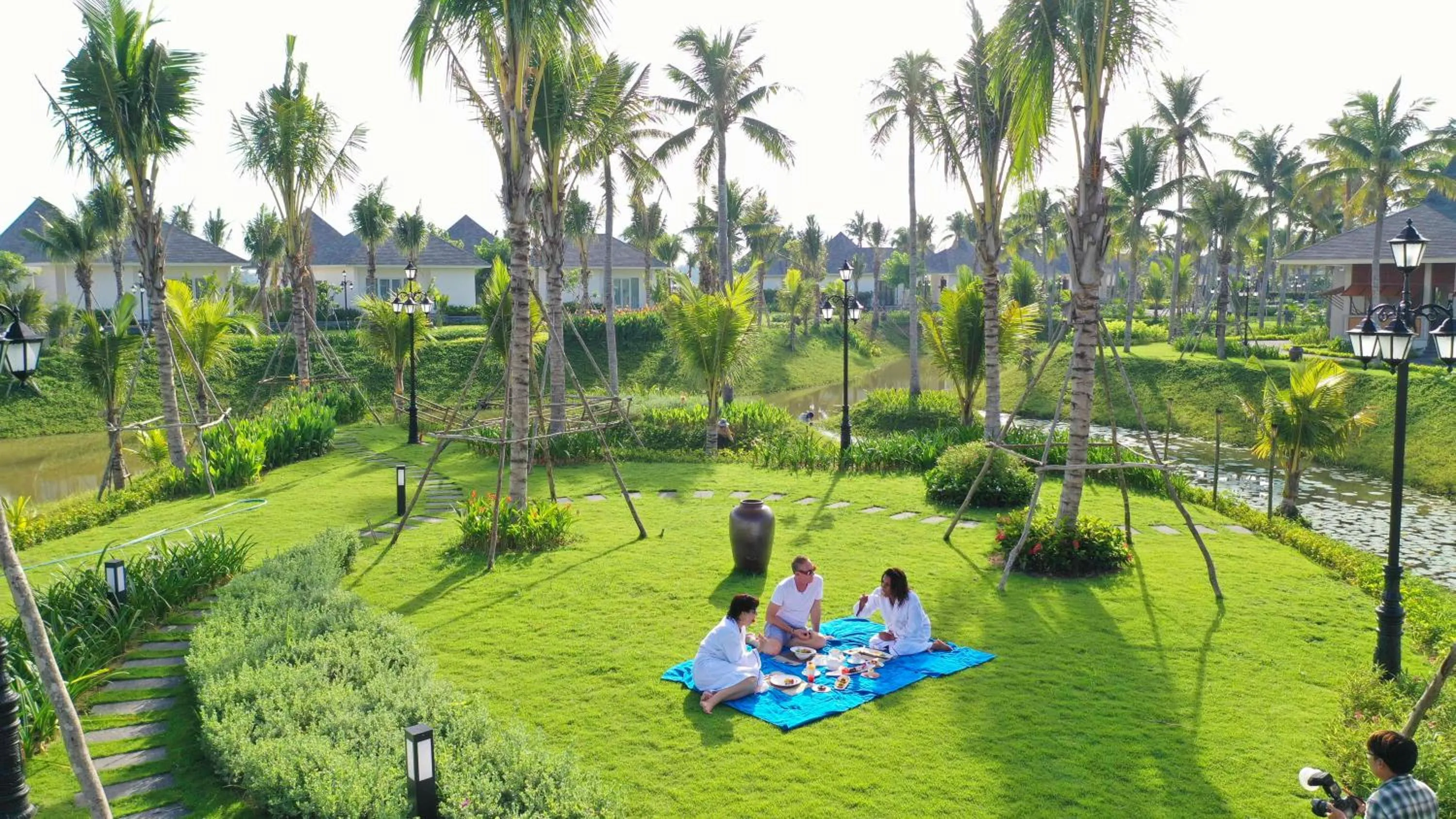 Property building in CocoLand Thu Xa Ancient Town Resort