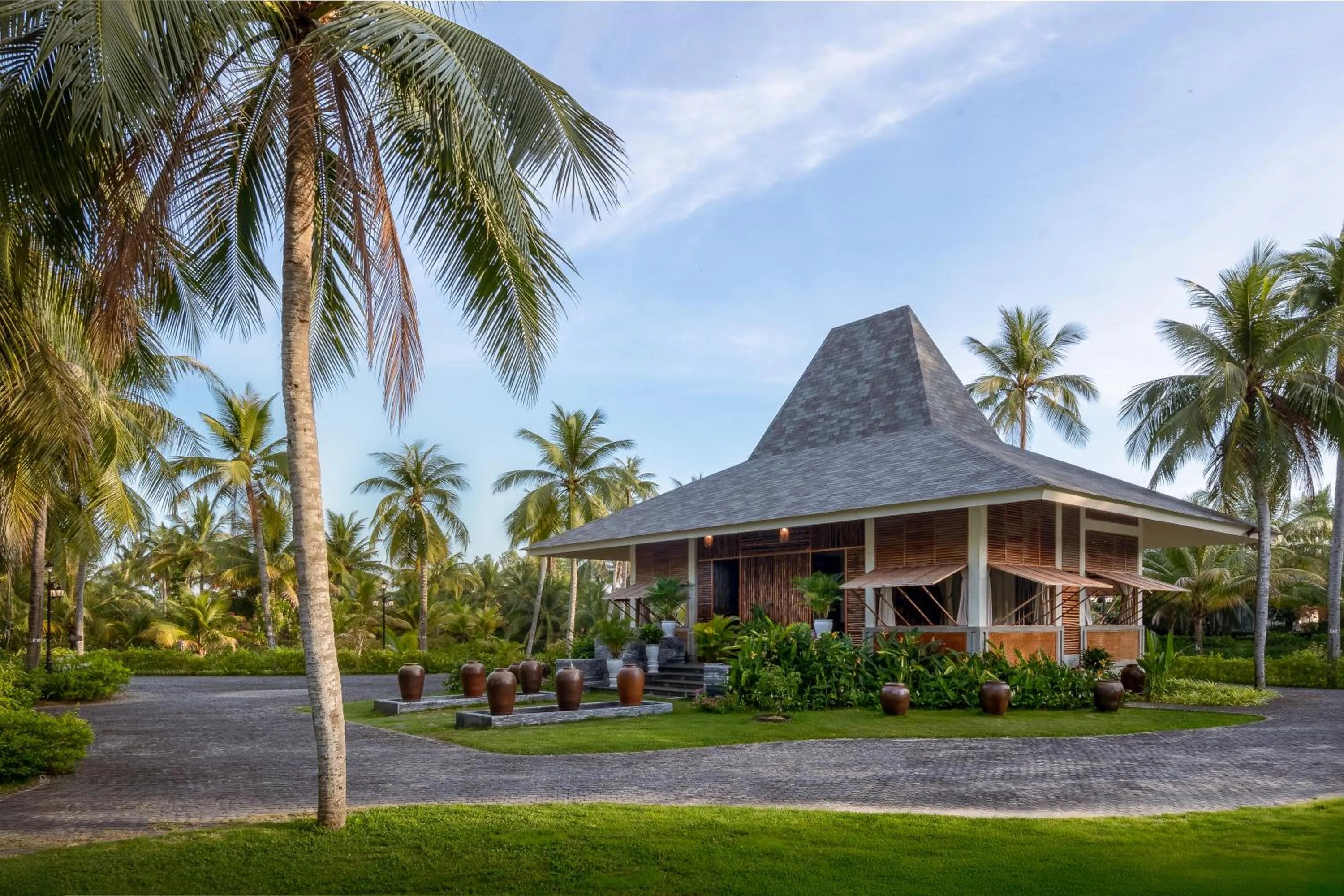 Natural landscape in CocoLand Thu Xa Ancient Town Resort