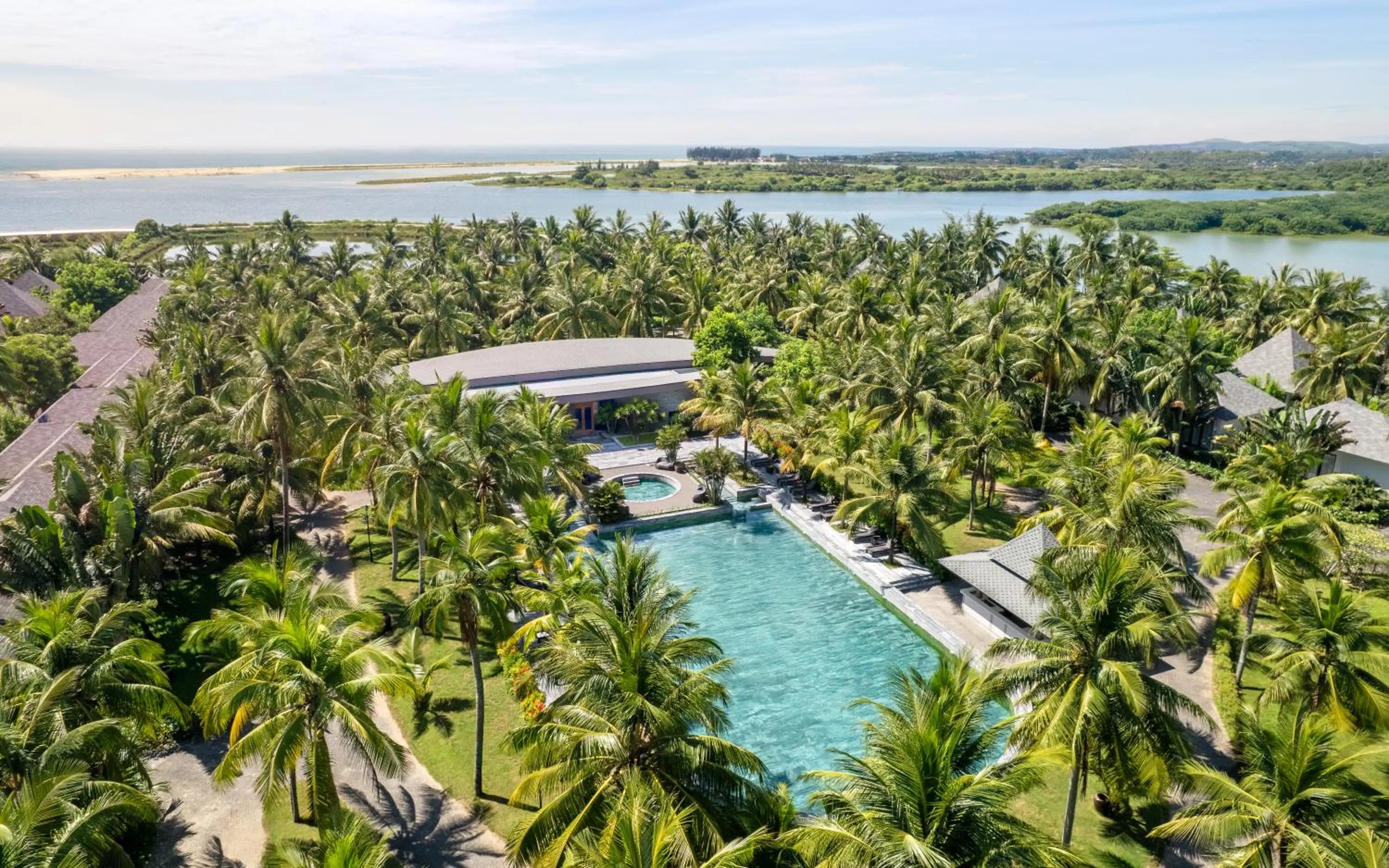 Natural landscape in CocoLand Thu Xa Ancient Town Resort