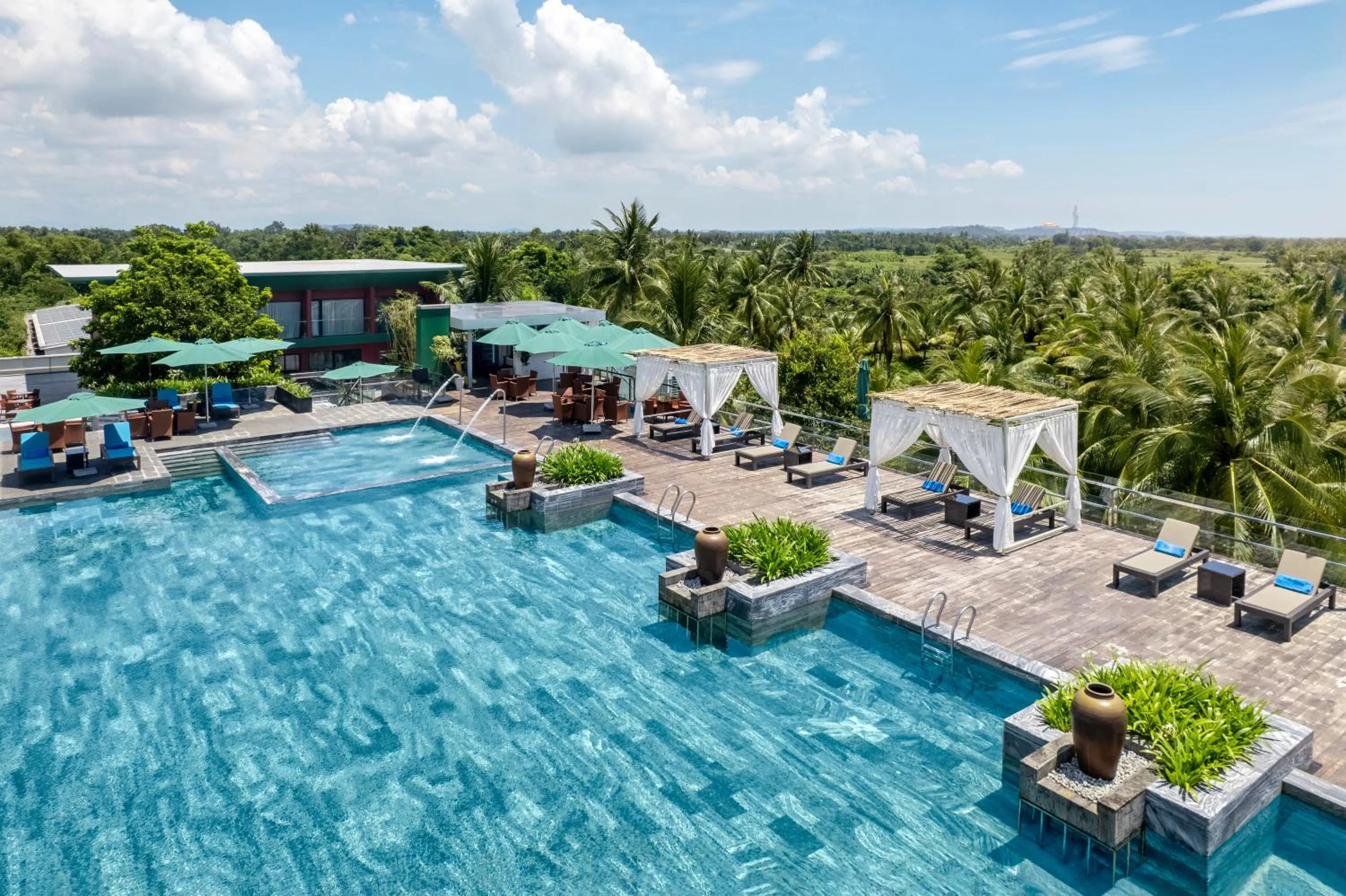 Natural landscape in CocoLand Thu Xa Ancient Town Resort