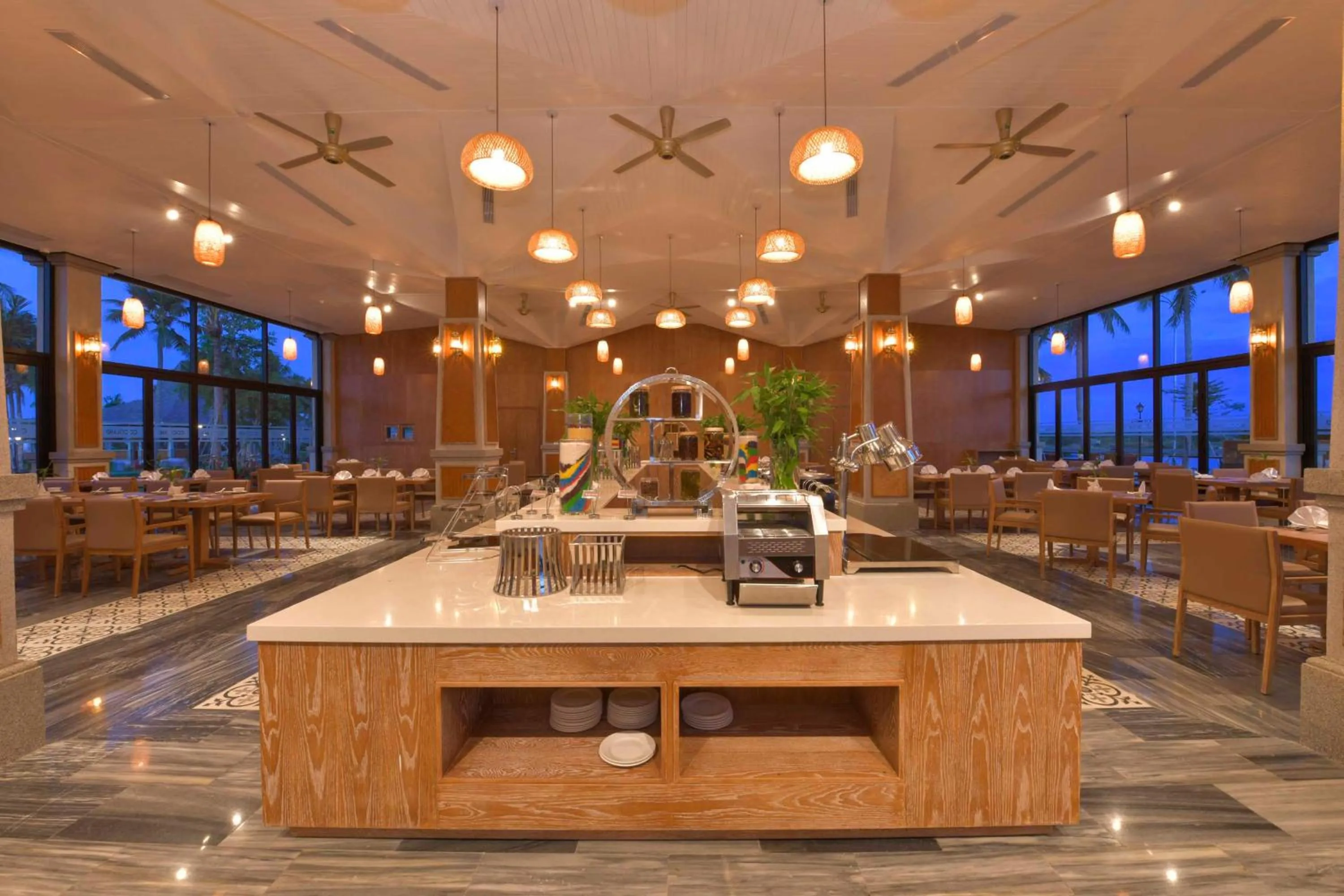 Restaurant/places to eat in CocoLand Thu Xa Ancient Town Resort