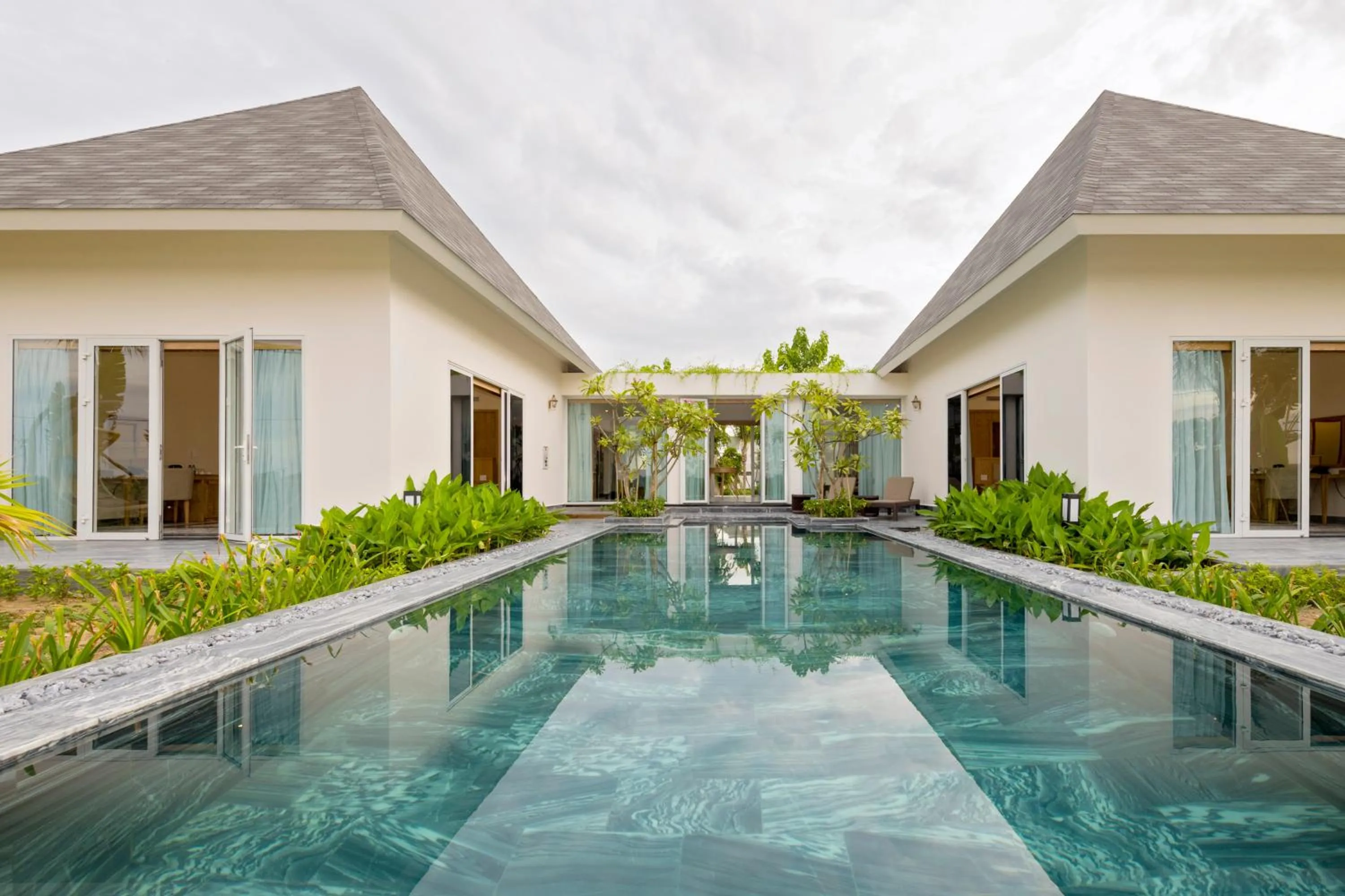 Property building in CocoLand Thu Xa Ancient Town Resort