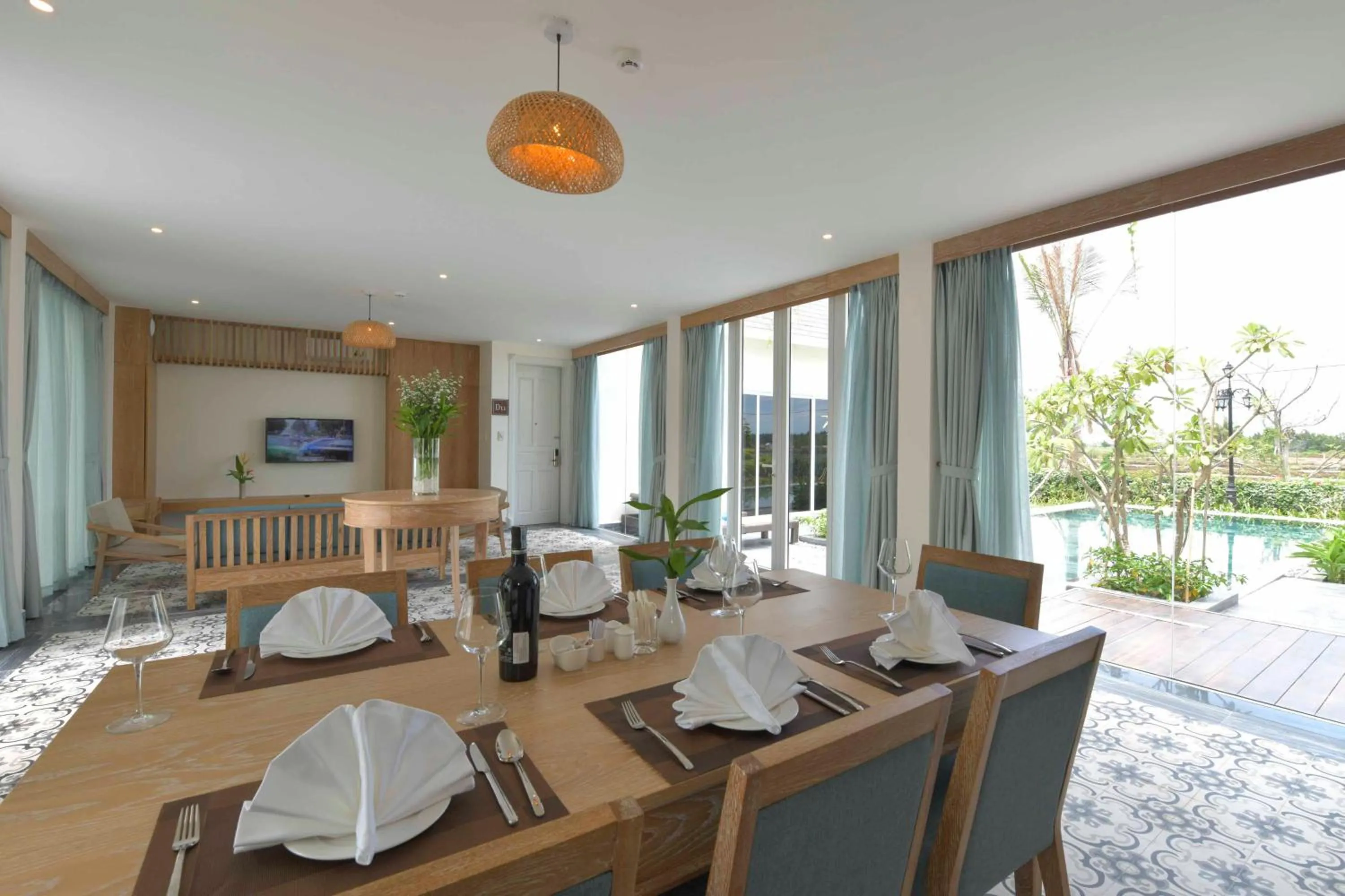 TV and multimedia in CocoLand Thu Xa Ancient Town Resort