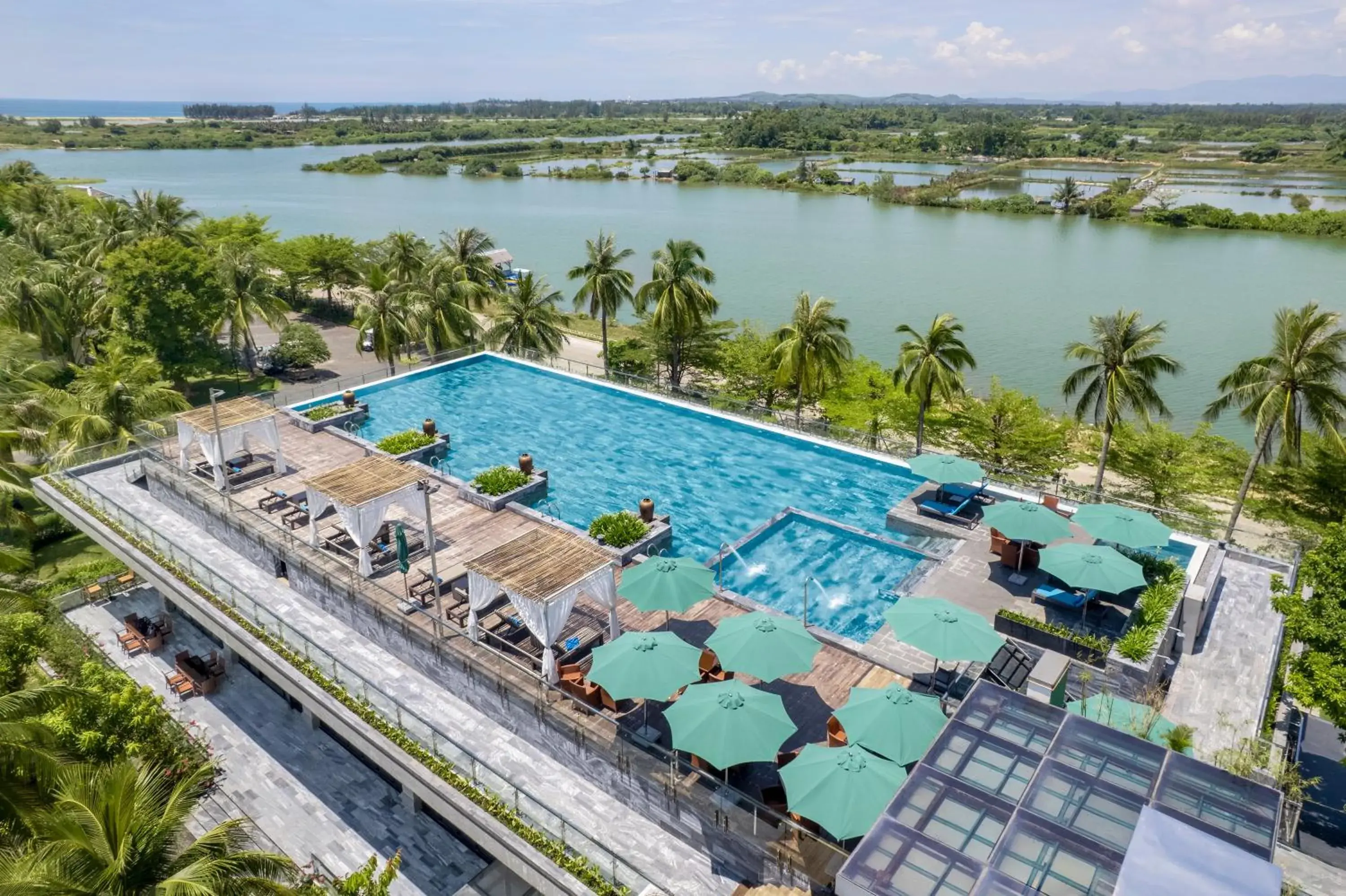 Lake view in CocoLand Thu Xa Ancient Town Resort Lake view in CocoLand Thu Xa Ancient Town Resort