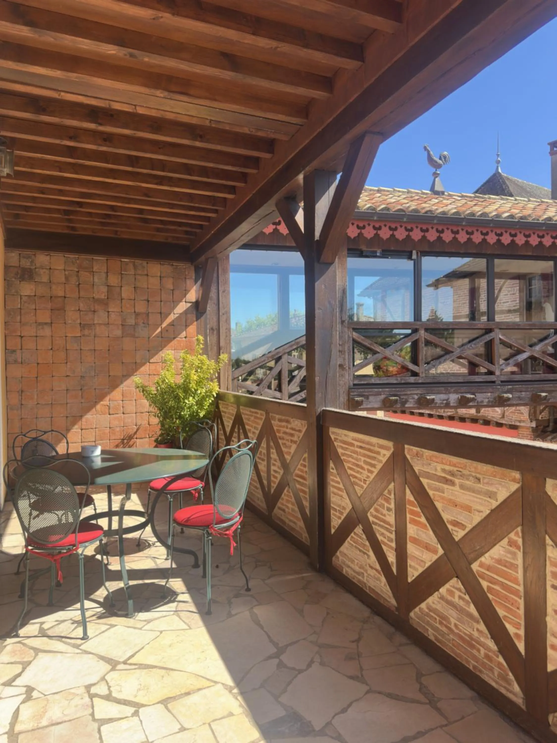 Balcony/Terrace in Georges Blanc Parc & Spa