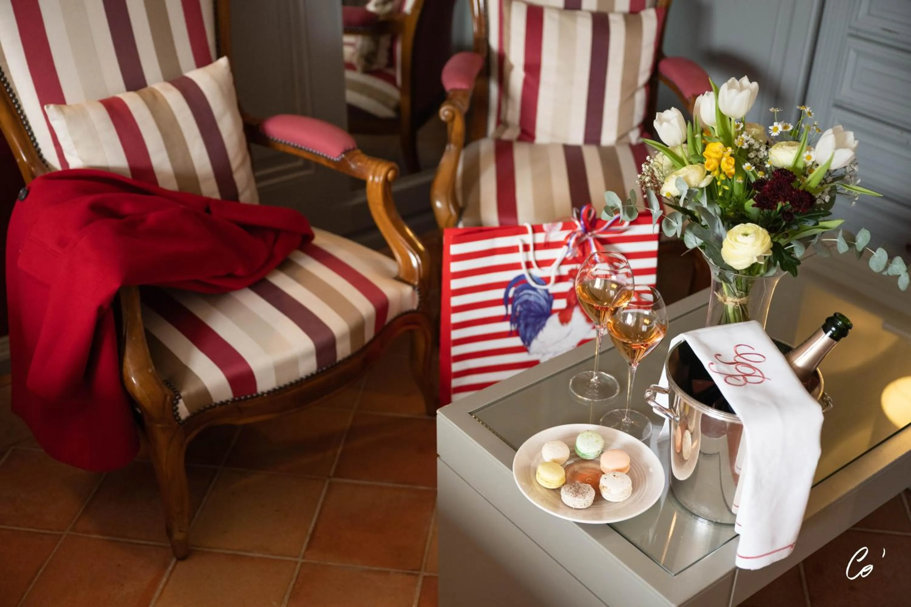 Seating area in Georges Blanc Parc & Spa
