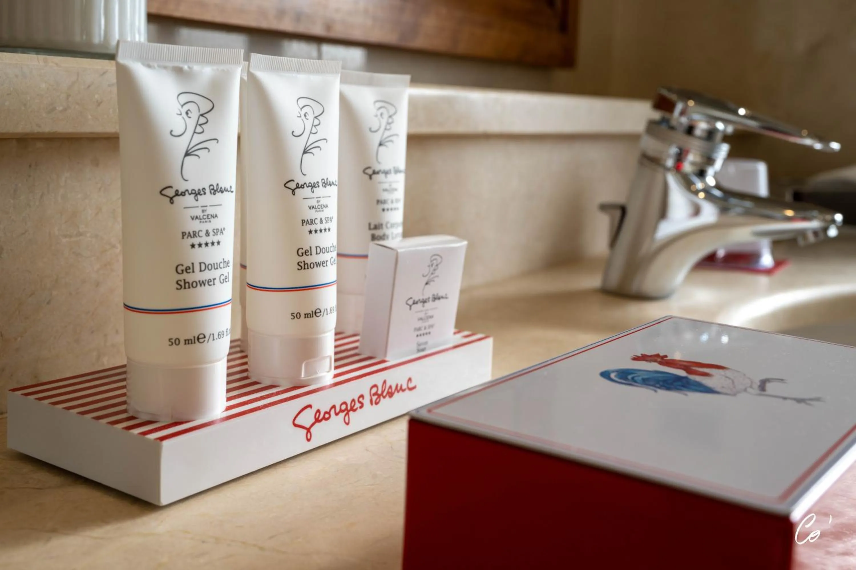 Bathroom in Georges Blanc Parc & Spa