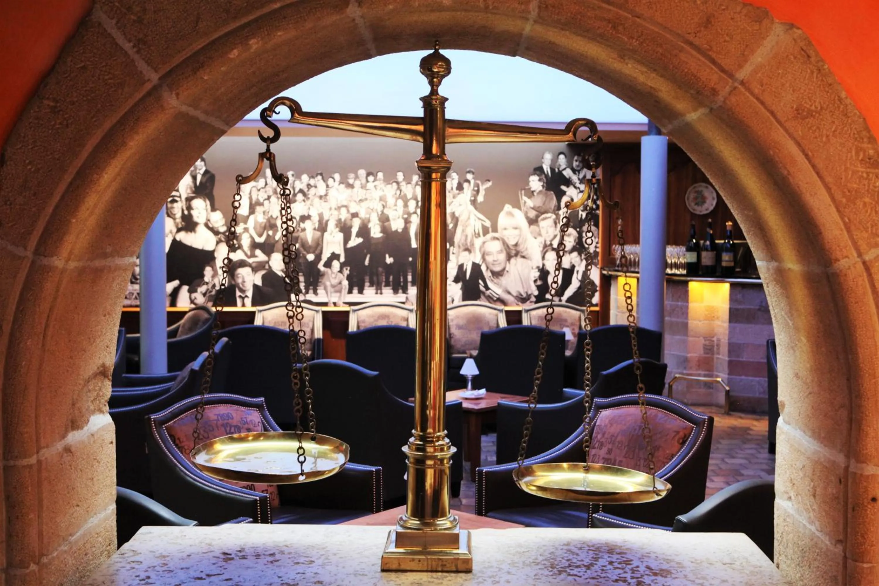 Living room in Georges Blanc Parc & Spa