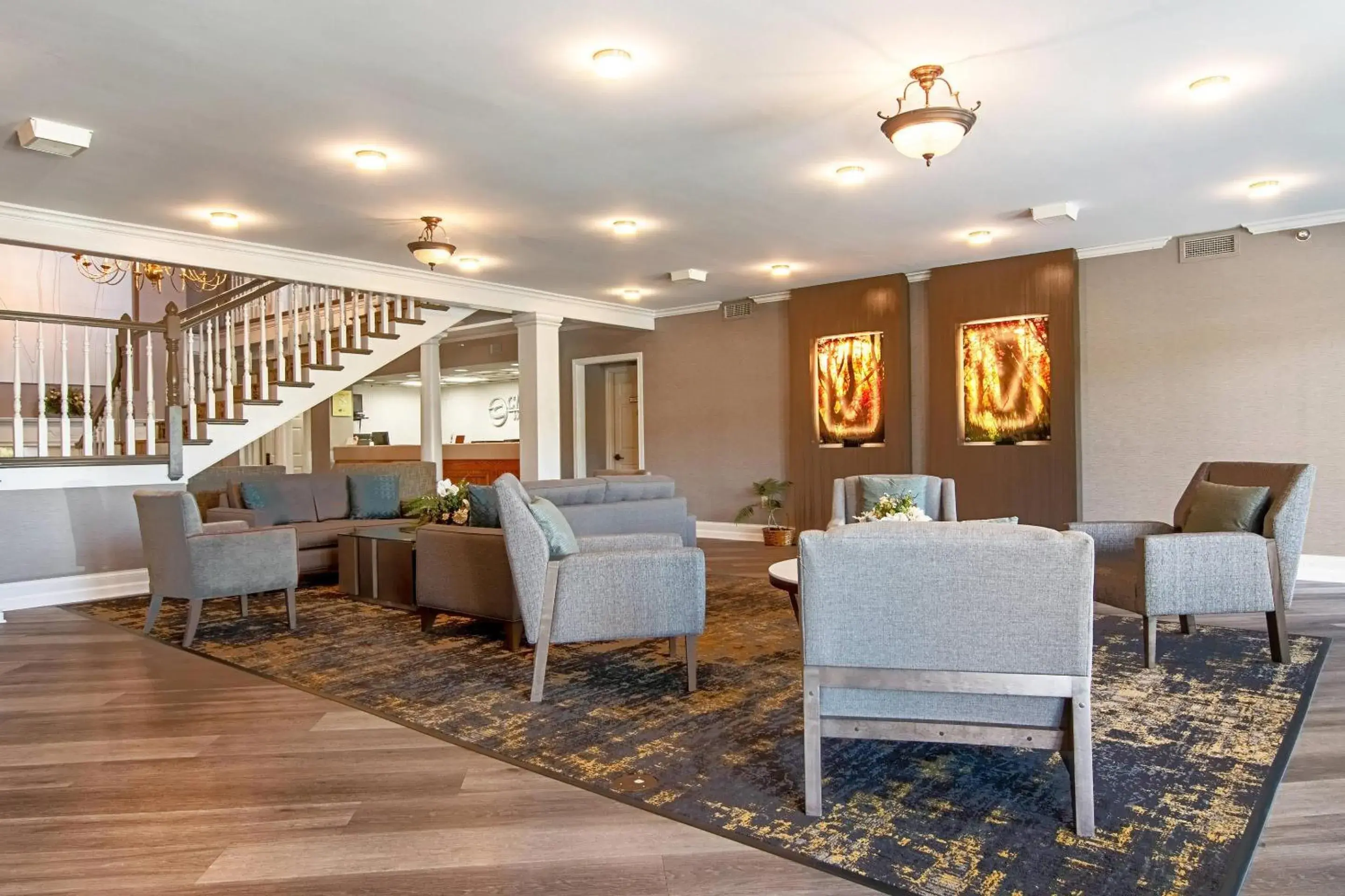 Lobby or reception in Clarion Inn Willow River Lobby or reception in Clarion Inn Willow River