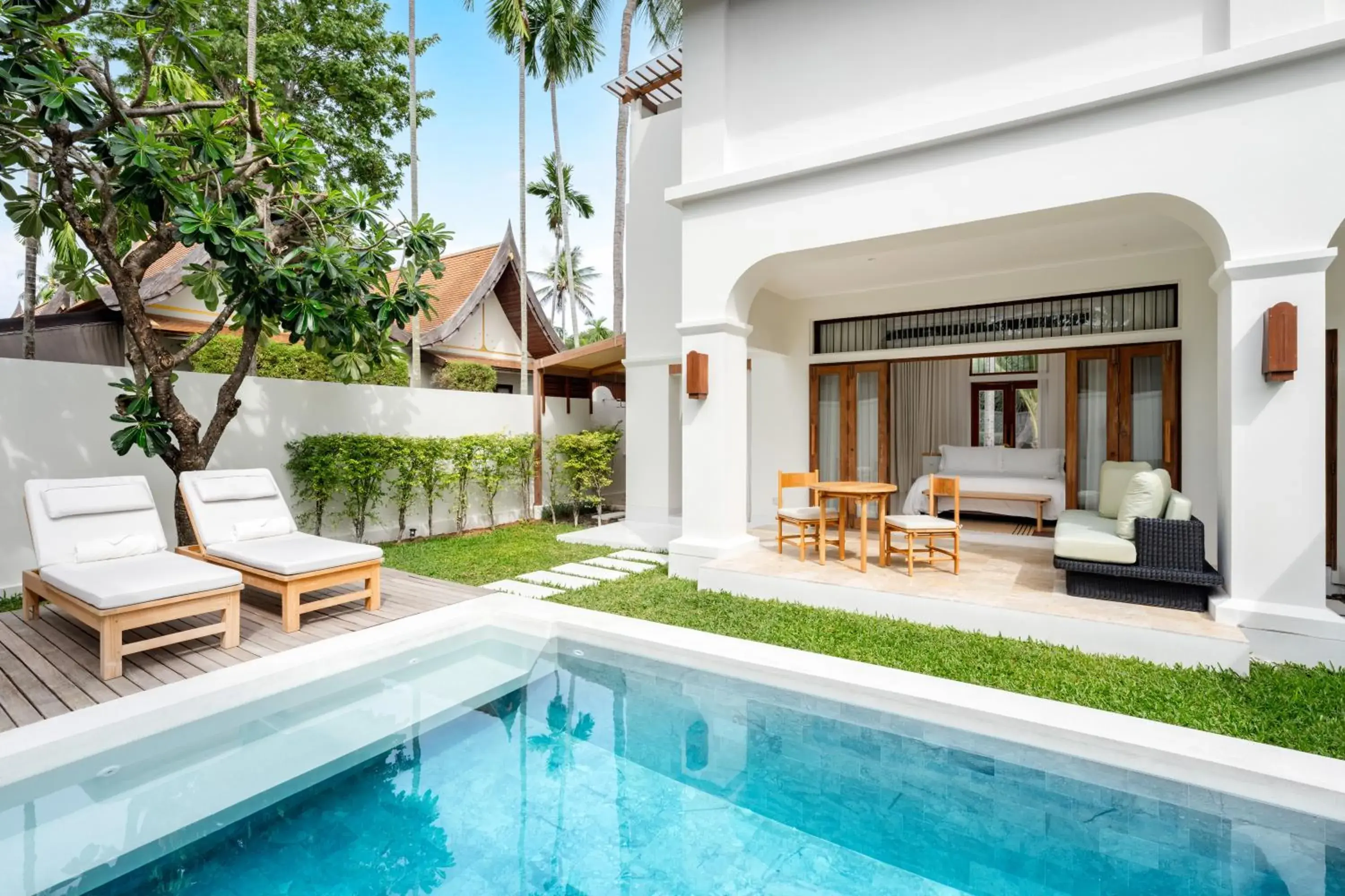 Pool view in SALA Samui Choengmon Beach Resort Pool view in SALA Samui Choengmon Beach Resort