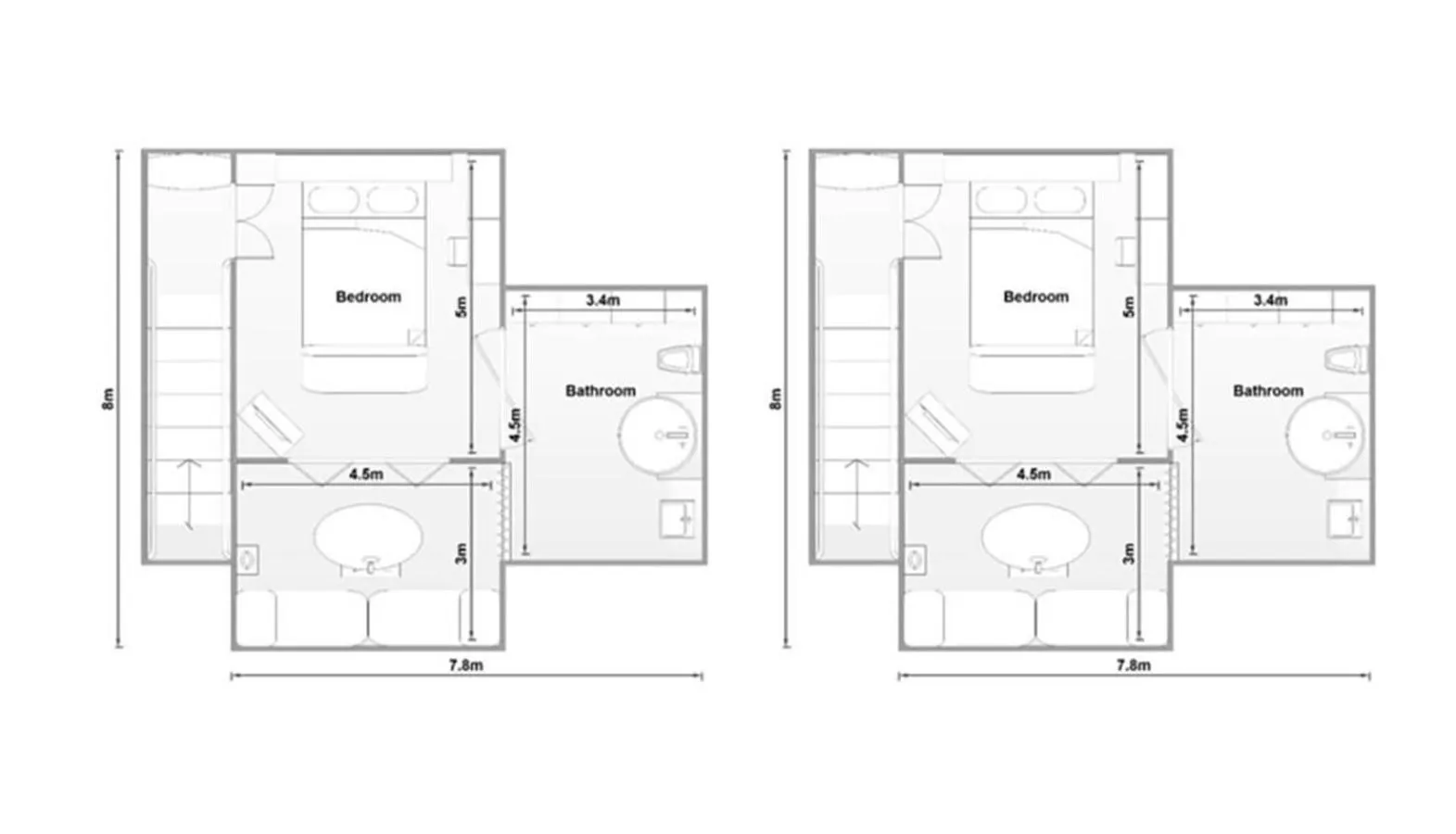 Floor plan in SALA Samui Choengmon Beach Resort