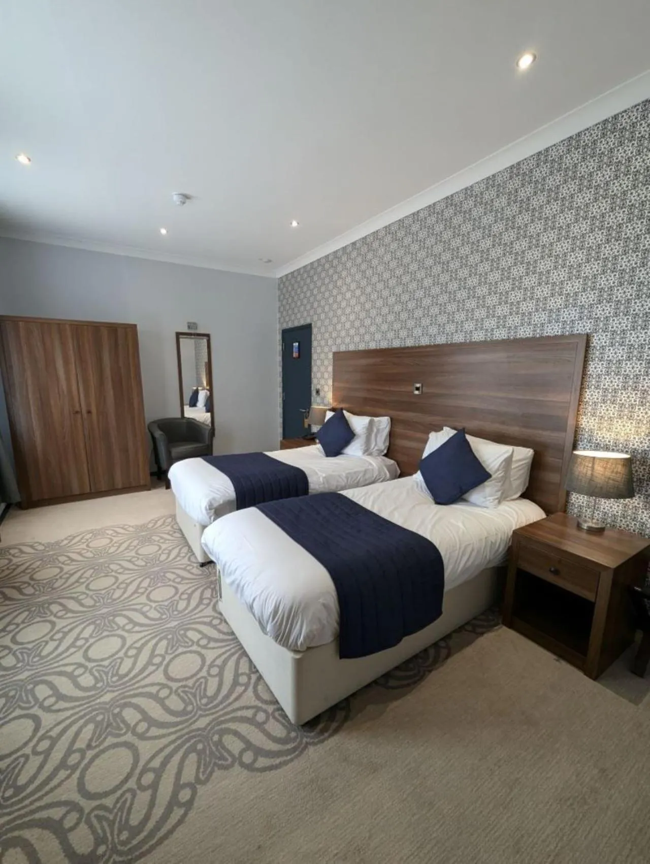 Twin Room in The Coach House Suffolk