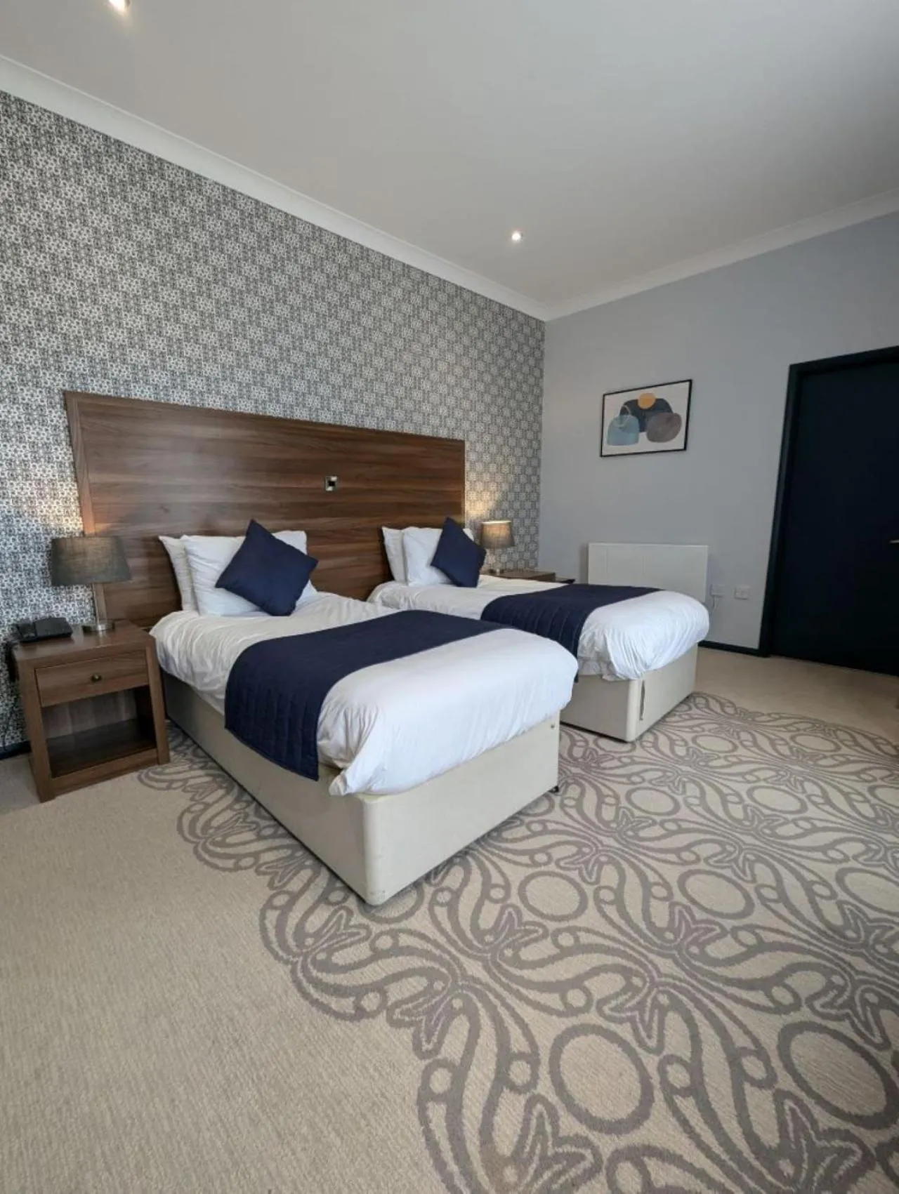 Twin Room in The Coach House Suffolk