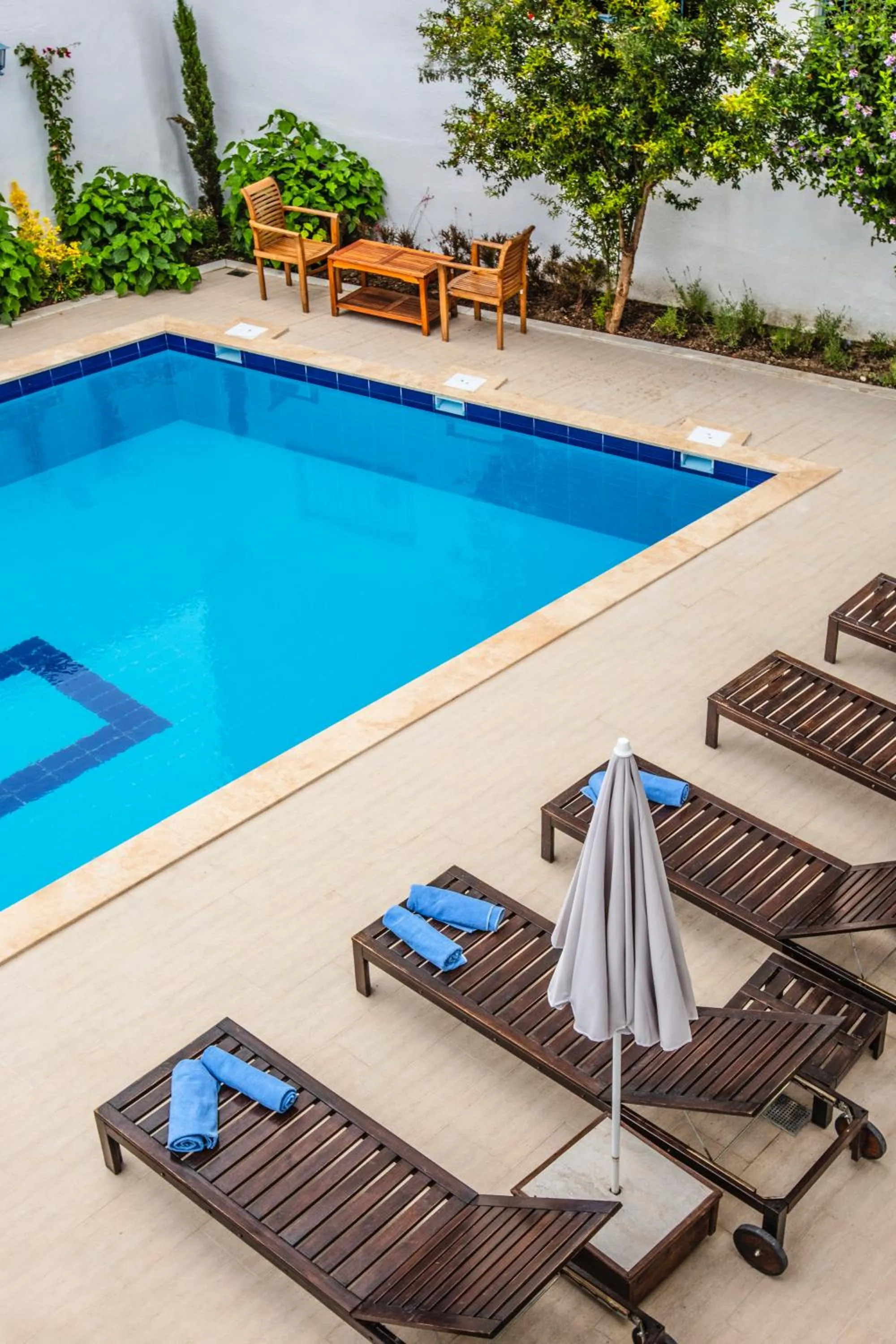 Pool view in Eliada Hotel