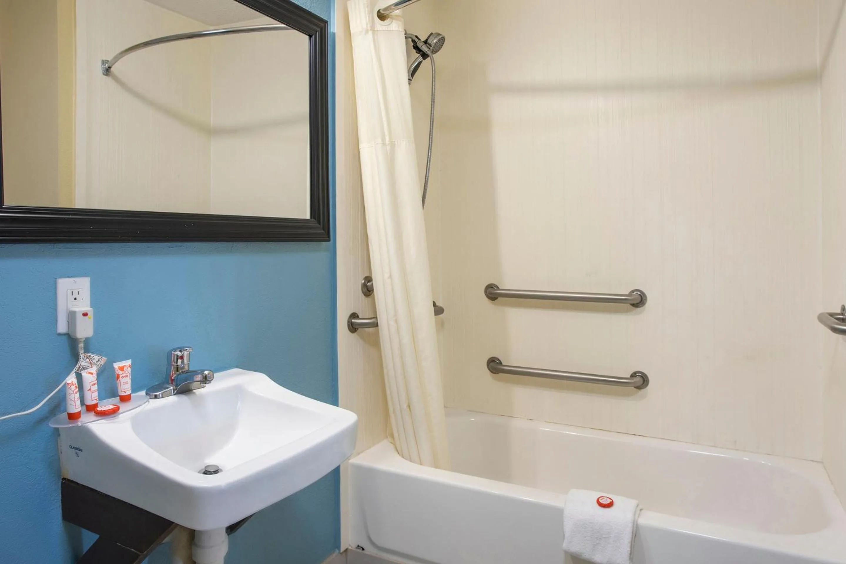 Bathroom in OYO Hotel Knoxville TN Cedar Bluff I-40