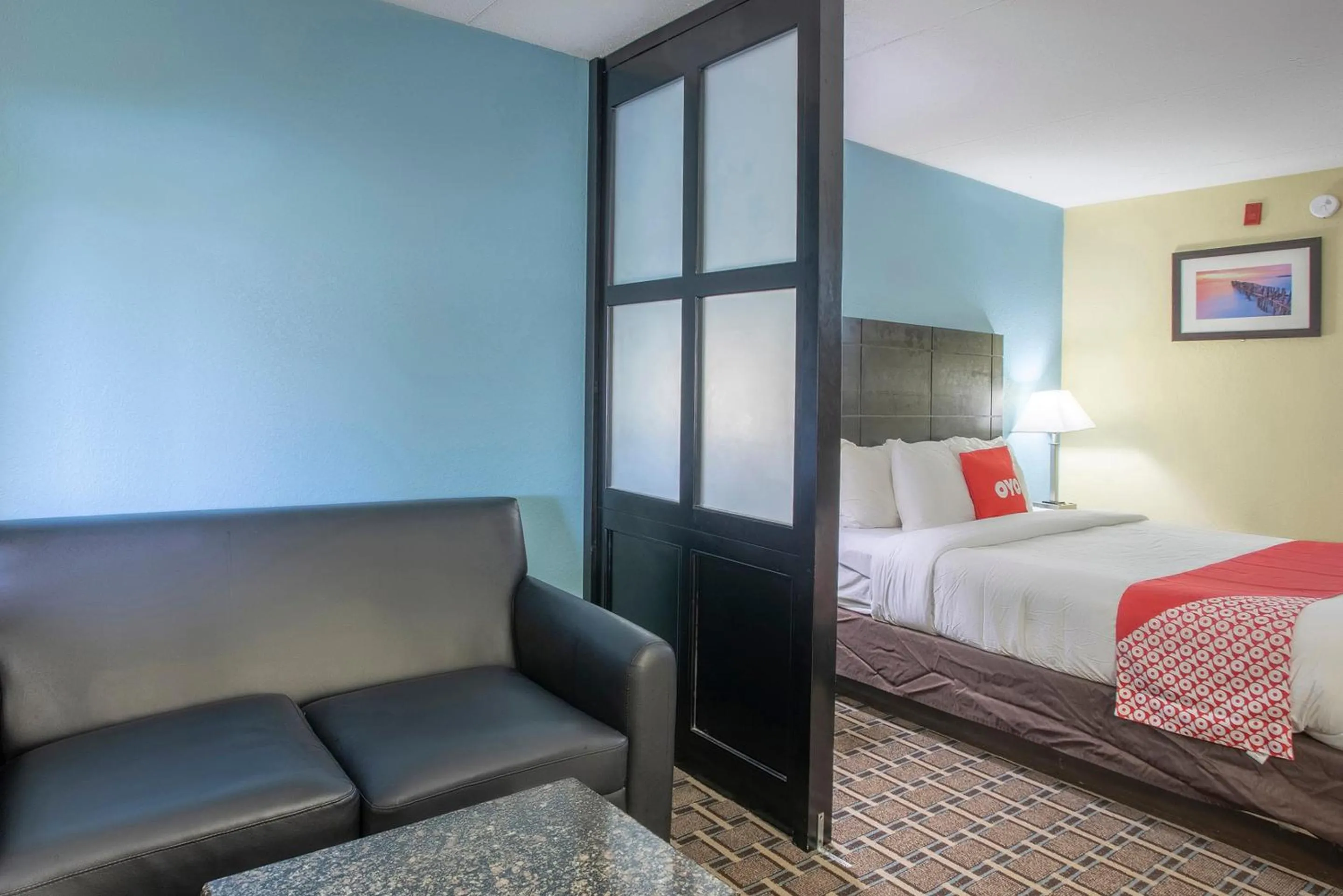 Bedroom, Bed in OYO Hotel Knoxville TN Cedar Bluff I-40