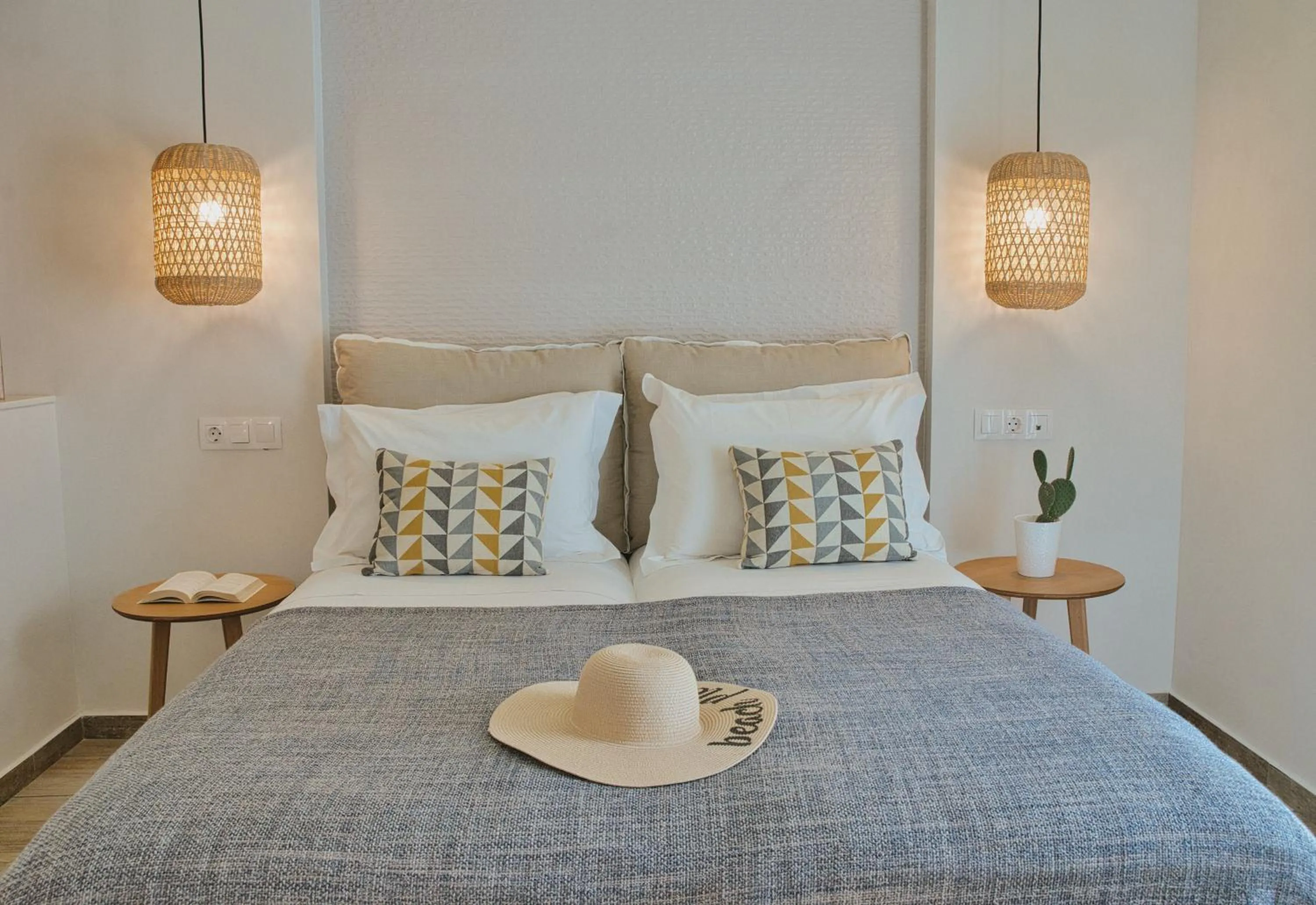 Bed in Aeolia suites