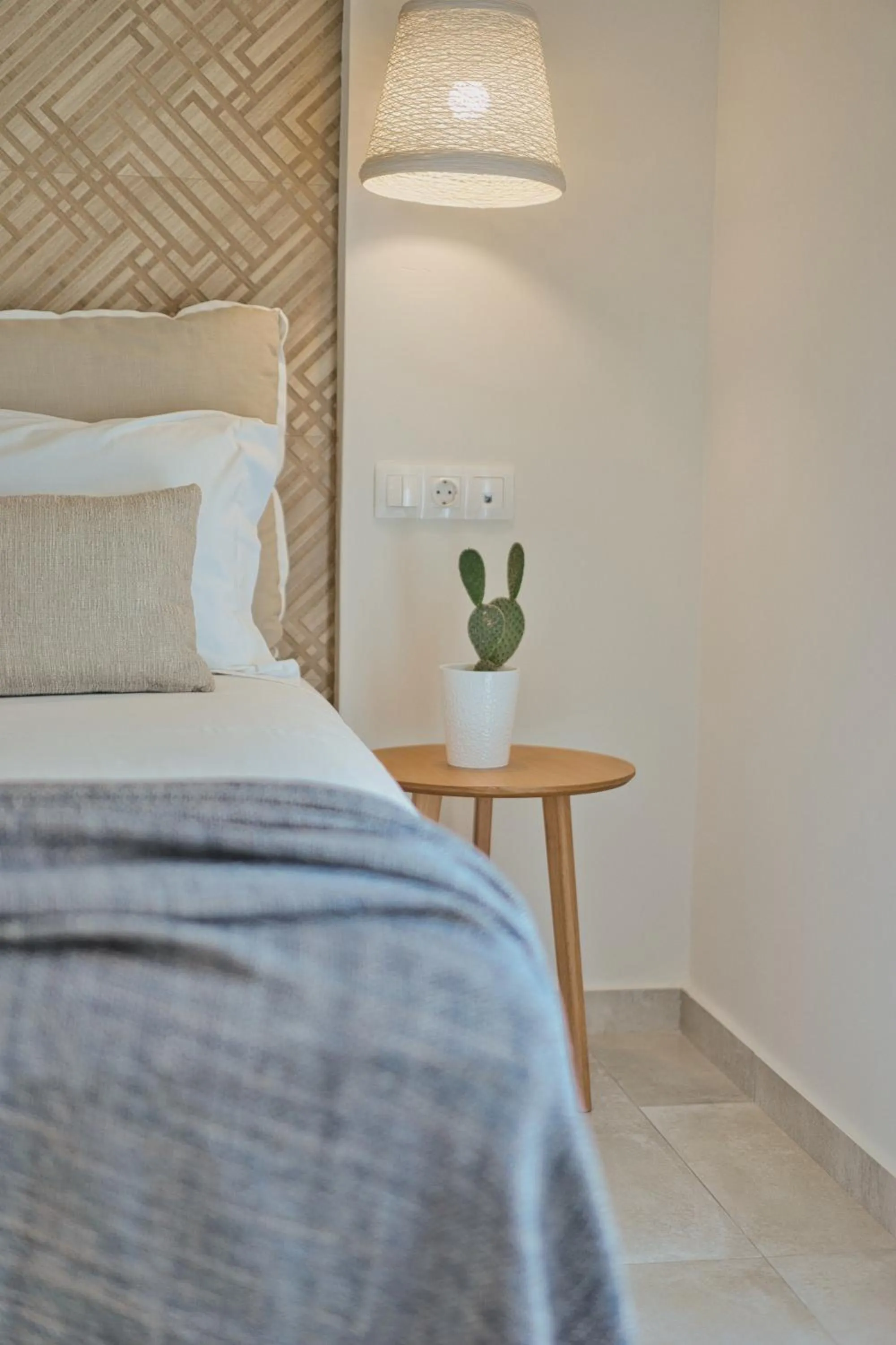 Bed in Aeolia suites