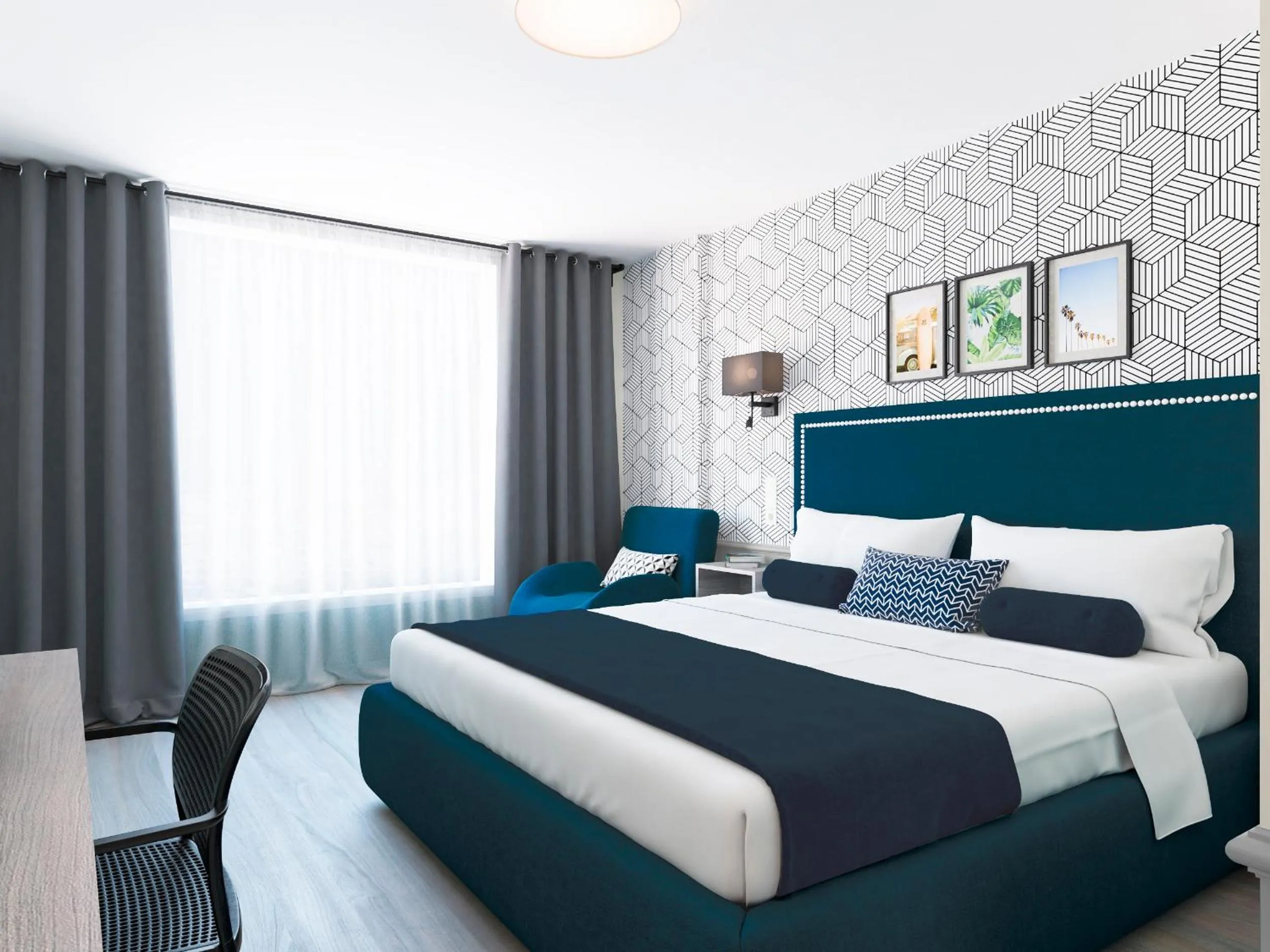 Photo of the whole room, Bed in BSA Boulevard Boutique