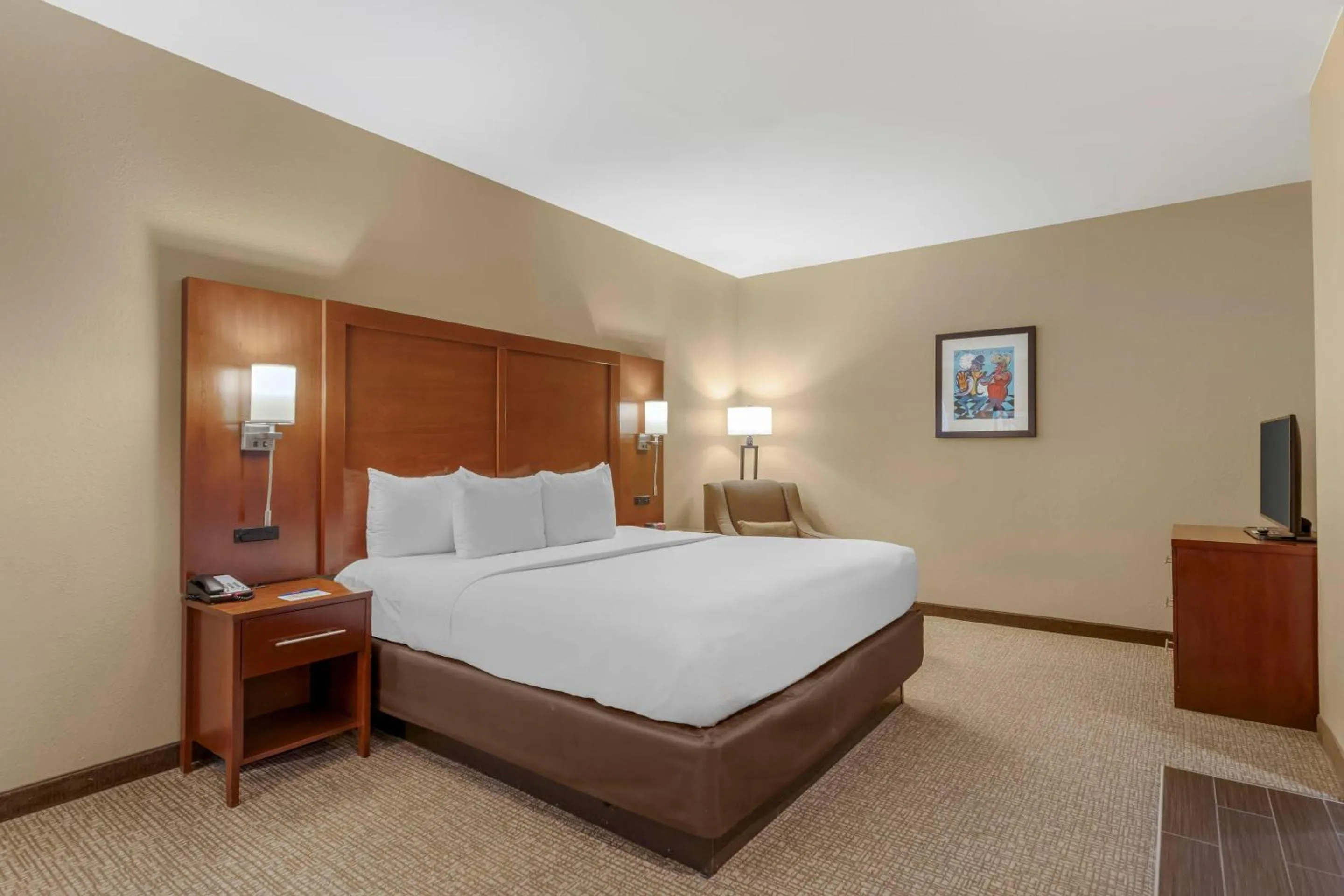 Bedroom, Bed in Comfort Inn Memphis Downtown