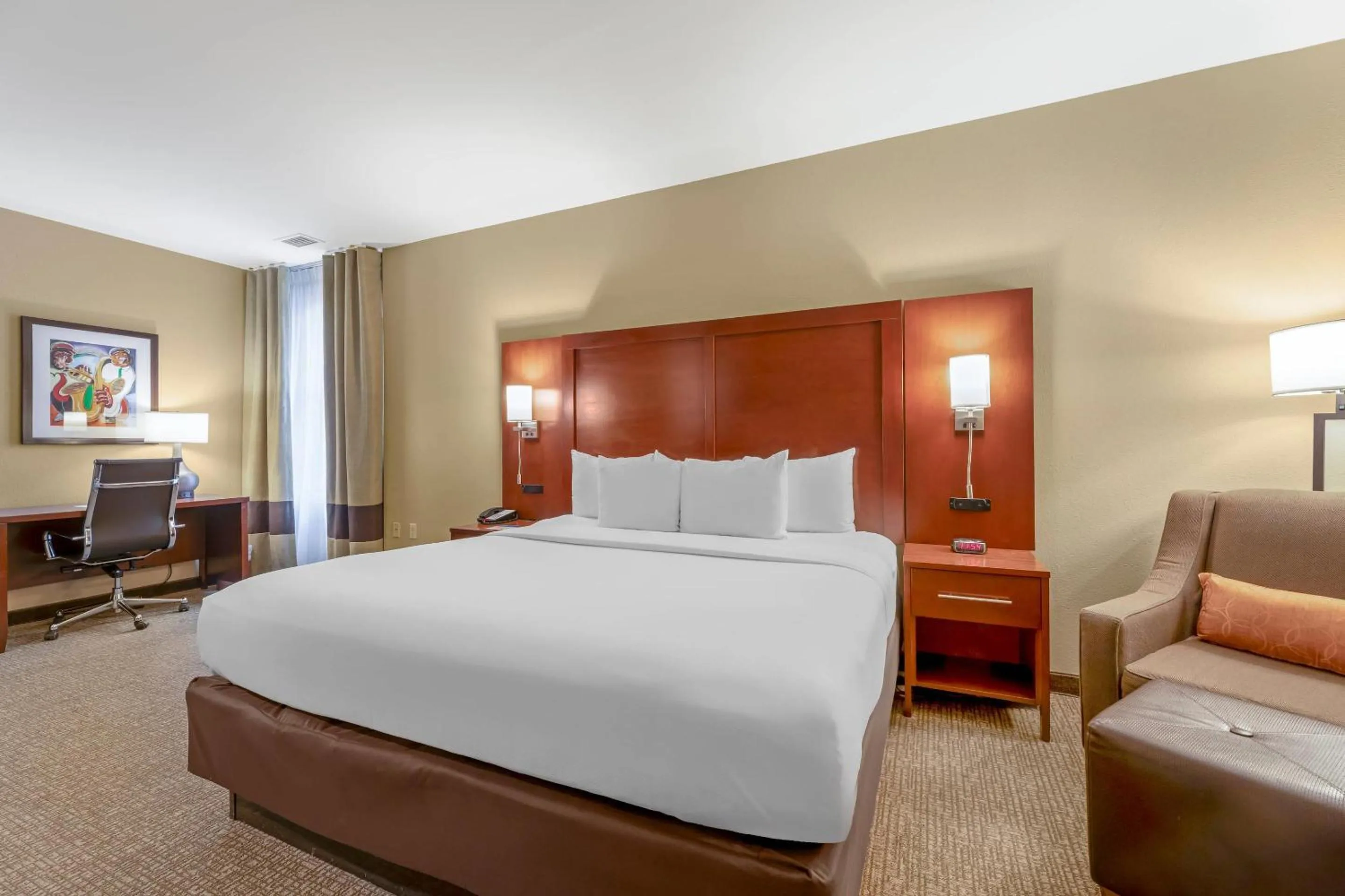 Bedroom, Bed in Comfort Inn Memphis Downtown