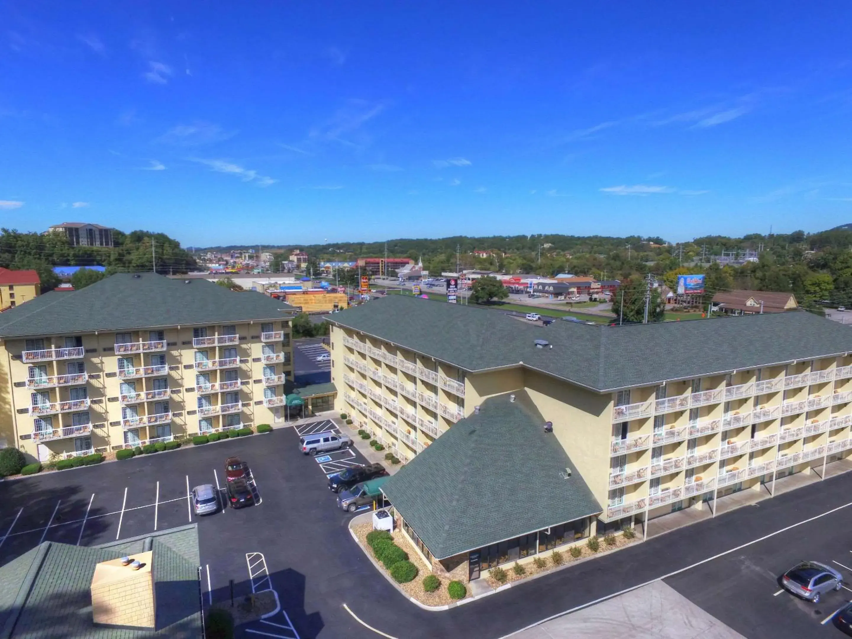 Property building in Comfort Inn & Suites at Dollywood Lane Property building in Comfort Inn & Suites at Dollywood Lane