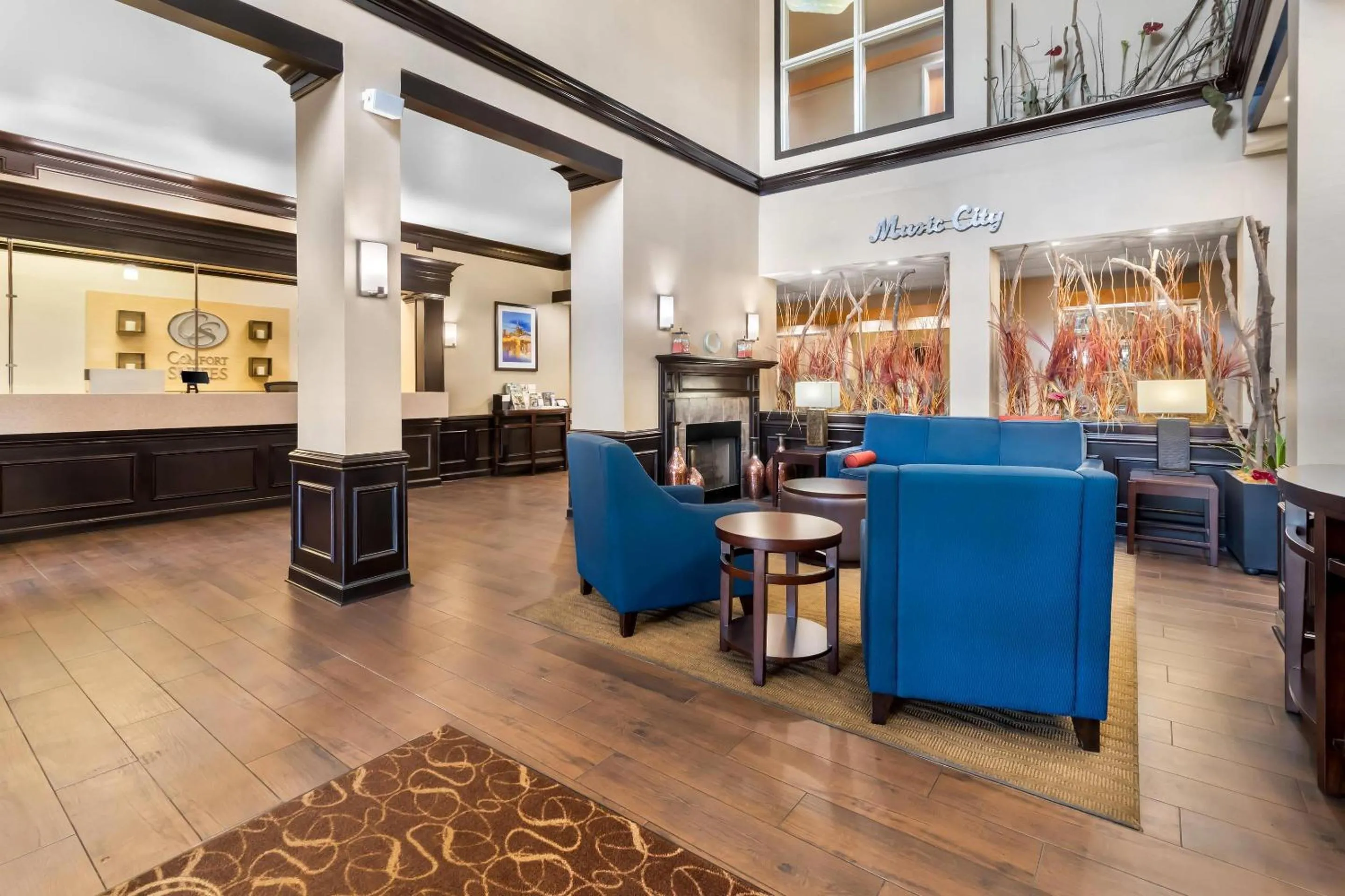 Lobby or reception in Comfort Suites Goodlettsville Rivergate