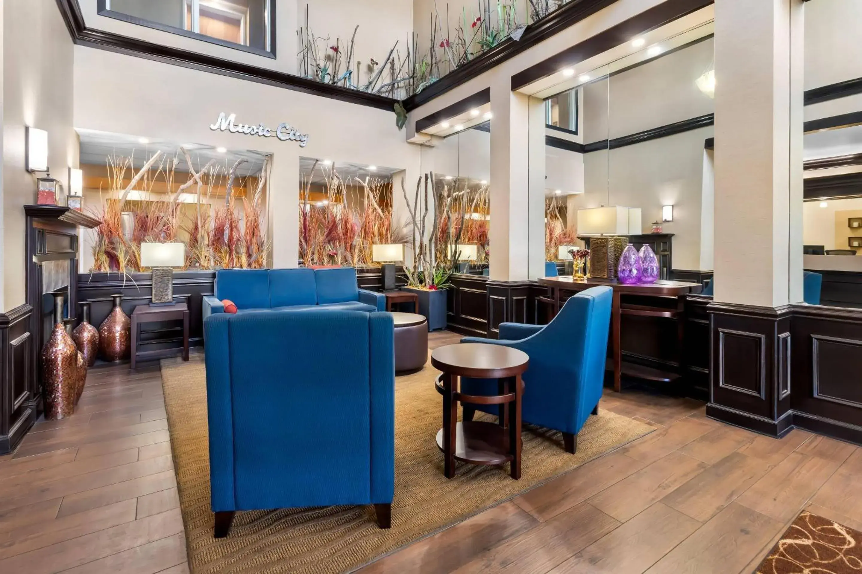 Lobby or reception in Comfort Suites Goodlettsville Rivergate Lobby or reception in Comfort Suites Goodlettsville Rivergate