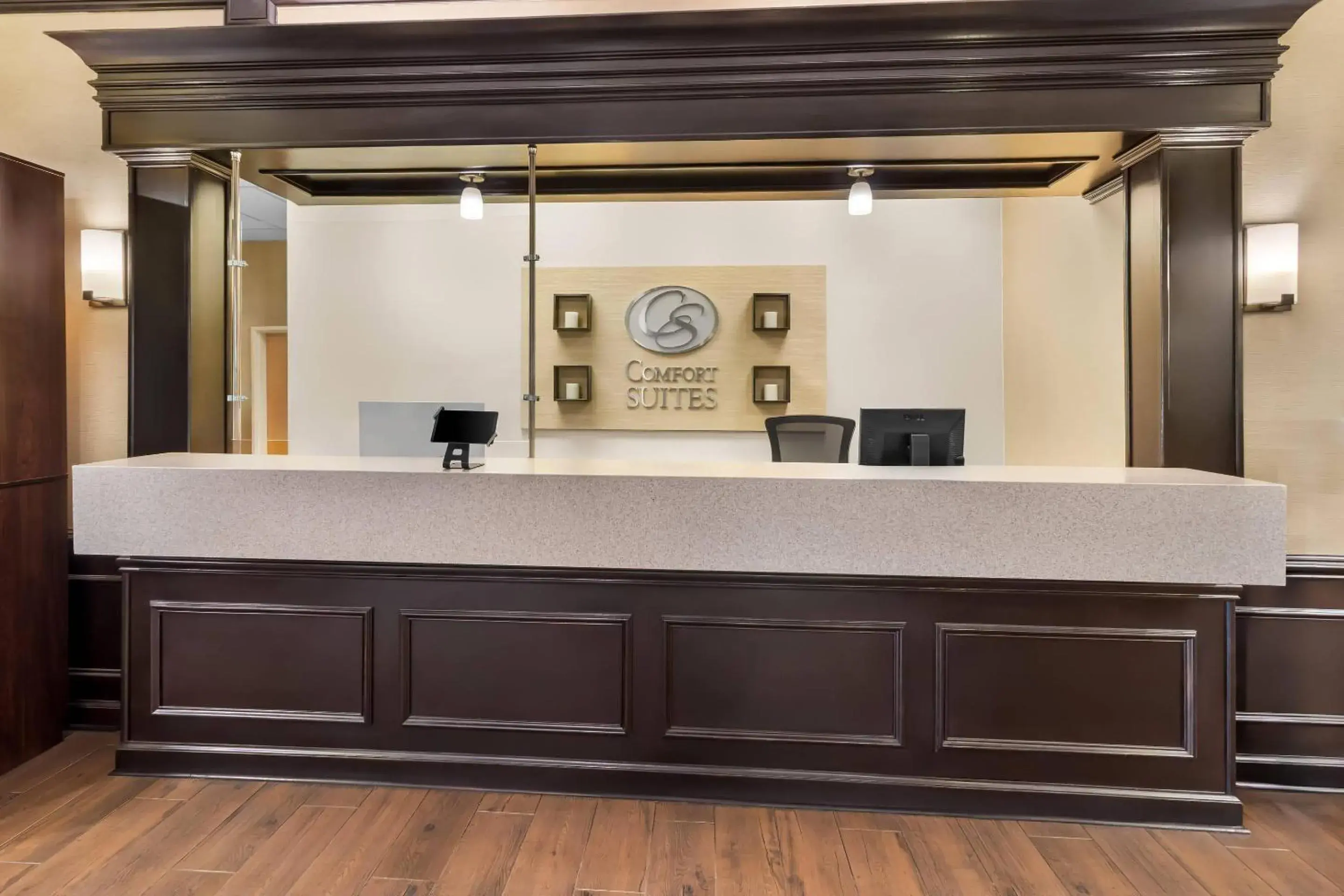 Lobby or reception in Comfort Suites Goodlettsville Rivergate Lobby or reception in Comfort Suites Goodlettsville Rivergate