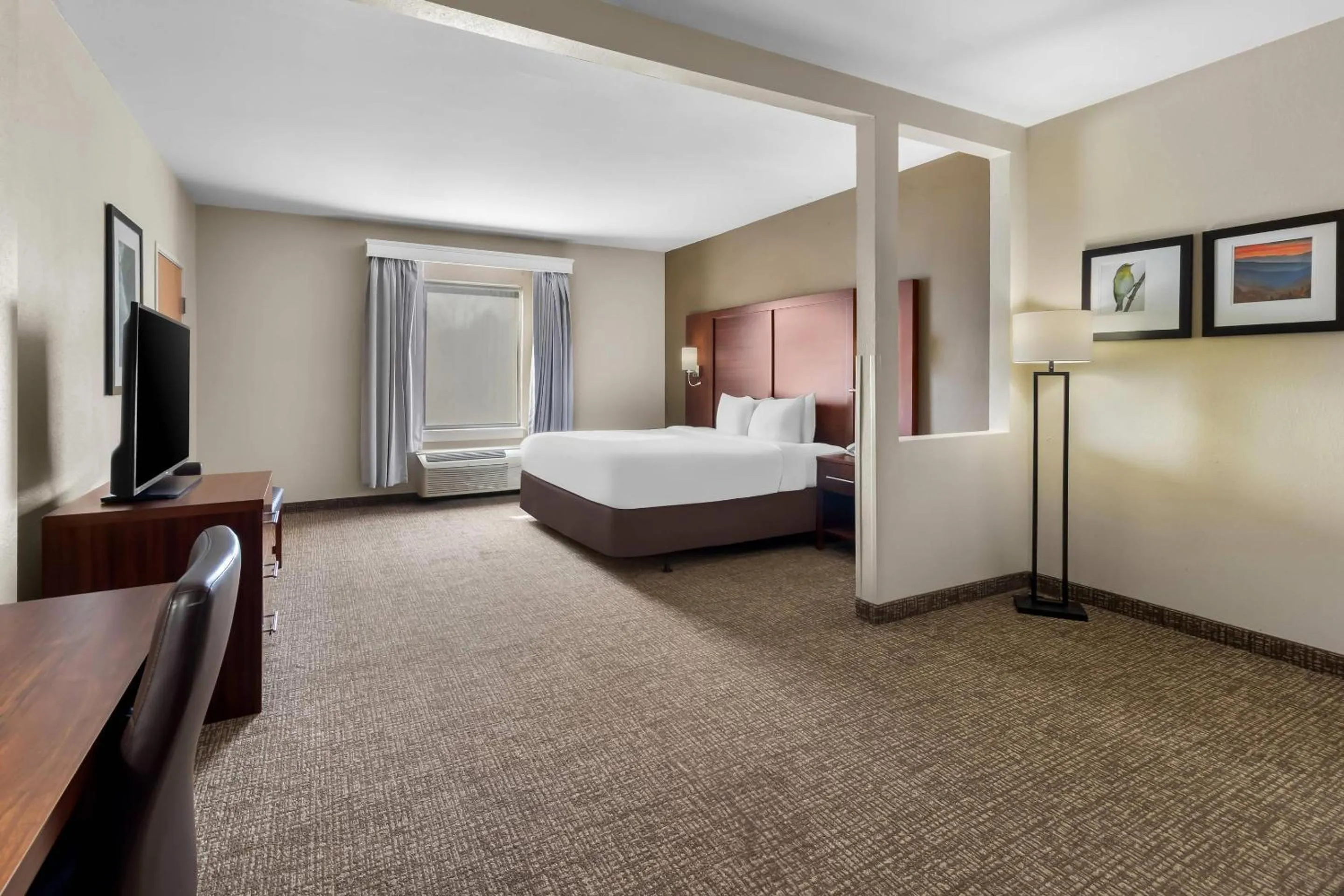 Bedroom, Bed in Comfort Suites Goodlettsville Rivergate