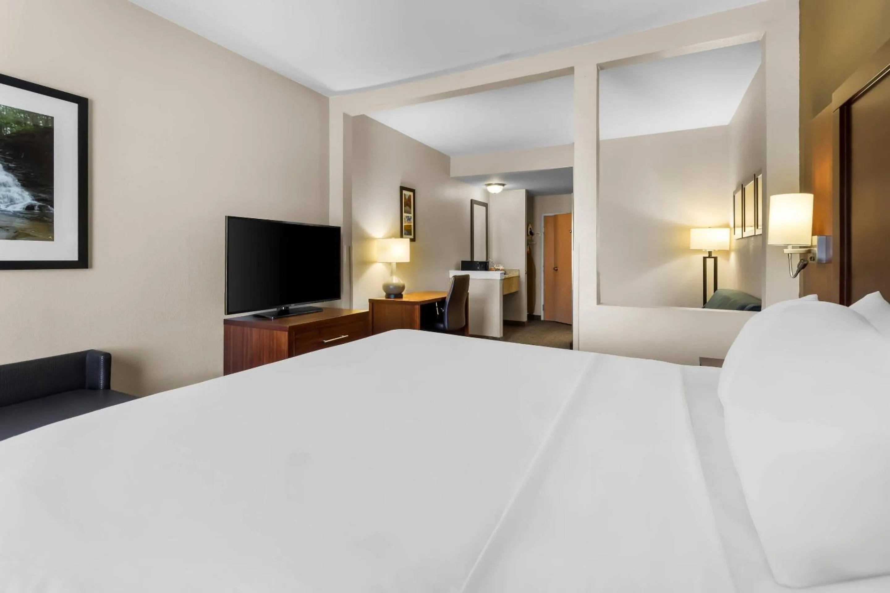 Bedroom, Bed in Comfort Suites Goodlettsville Rivergate