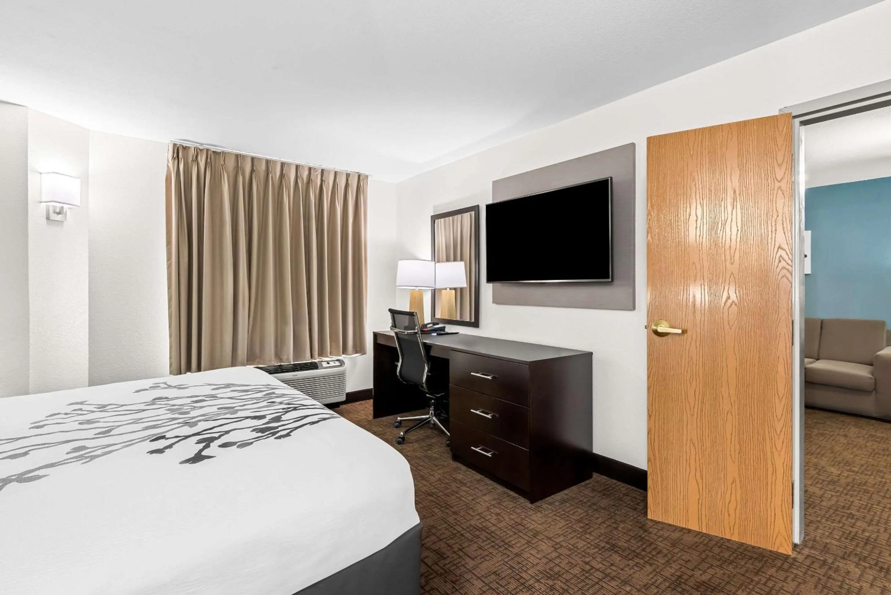 Bedroom, Bed in Sleep Inn & Suites Kingsport TriCities Airport