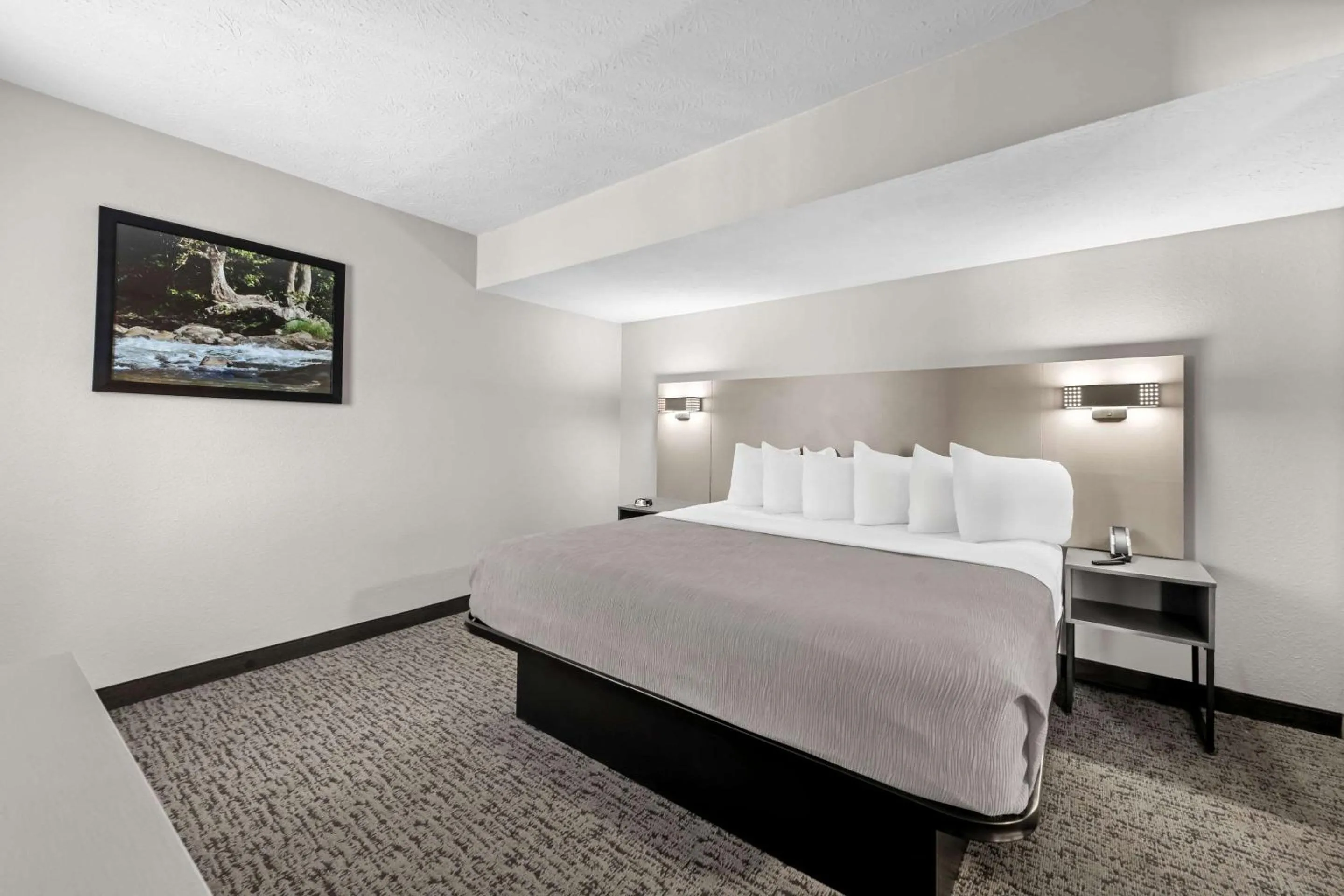 Bedroom, Bed in Quality Inn & Suites at Dollywood Lane
