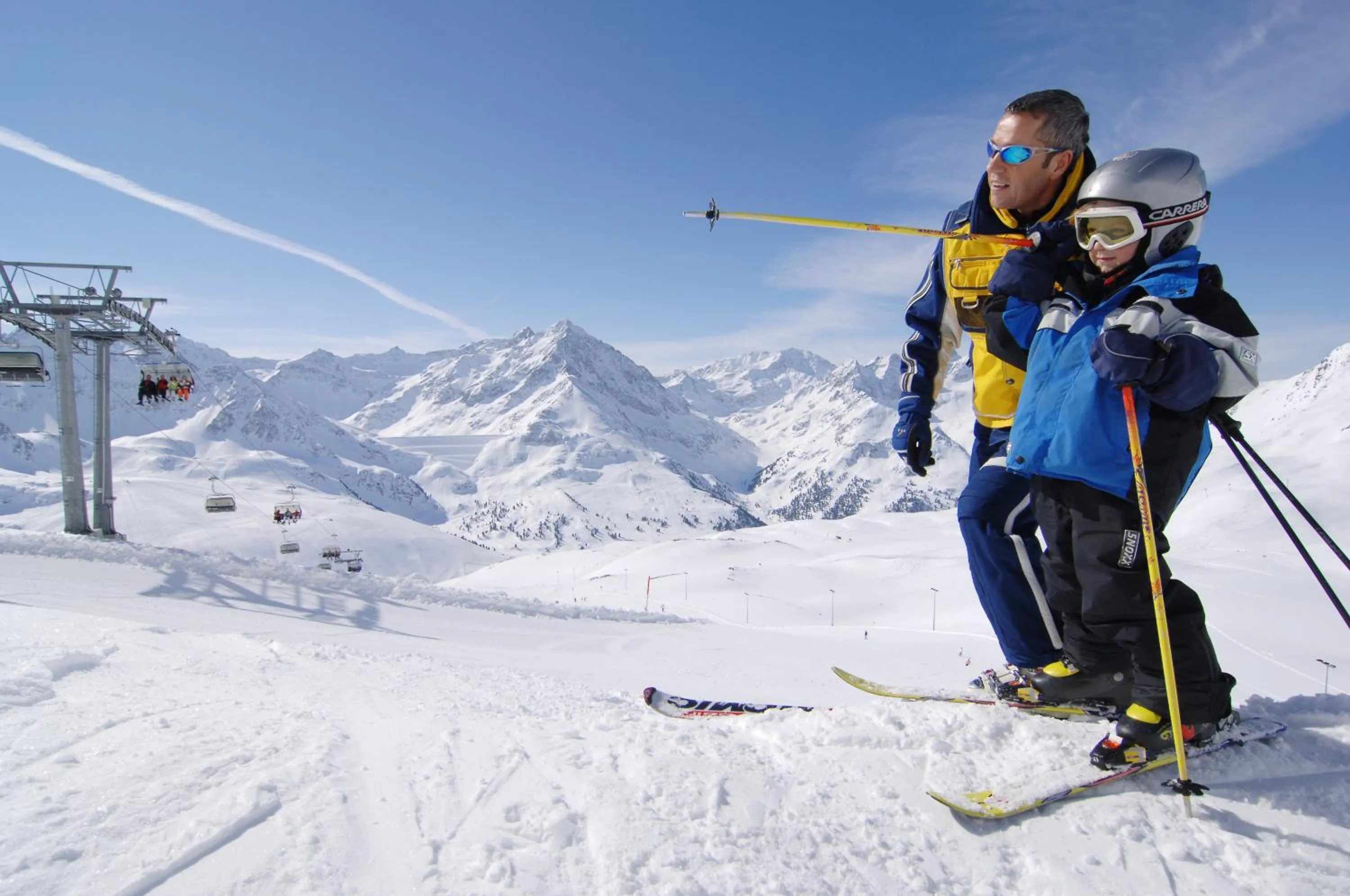 Skiing in Sonne & Schnee in Kühtai