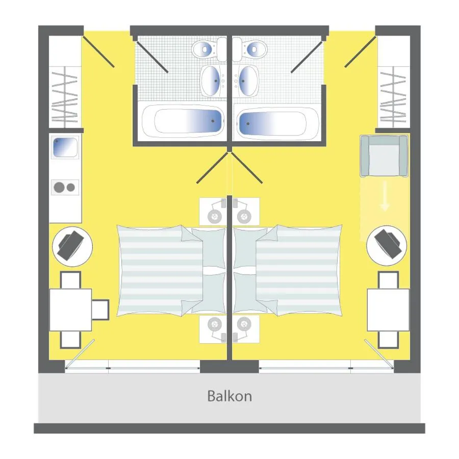Photo of the whole room in Sonne & Schnee in Kühtai