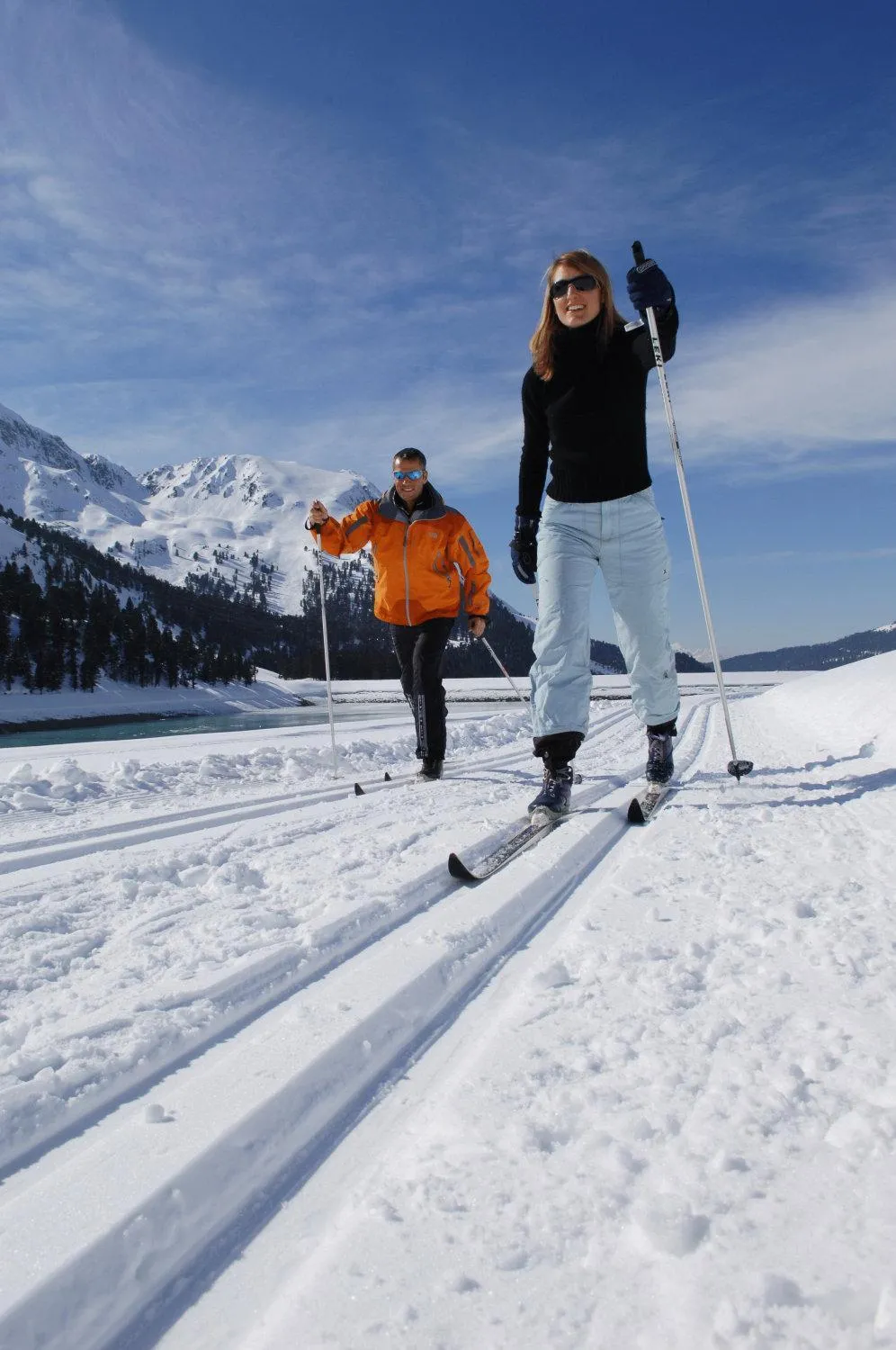 People in Sonne & Schnee in Kühtai