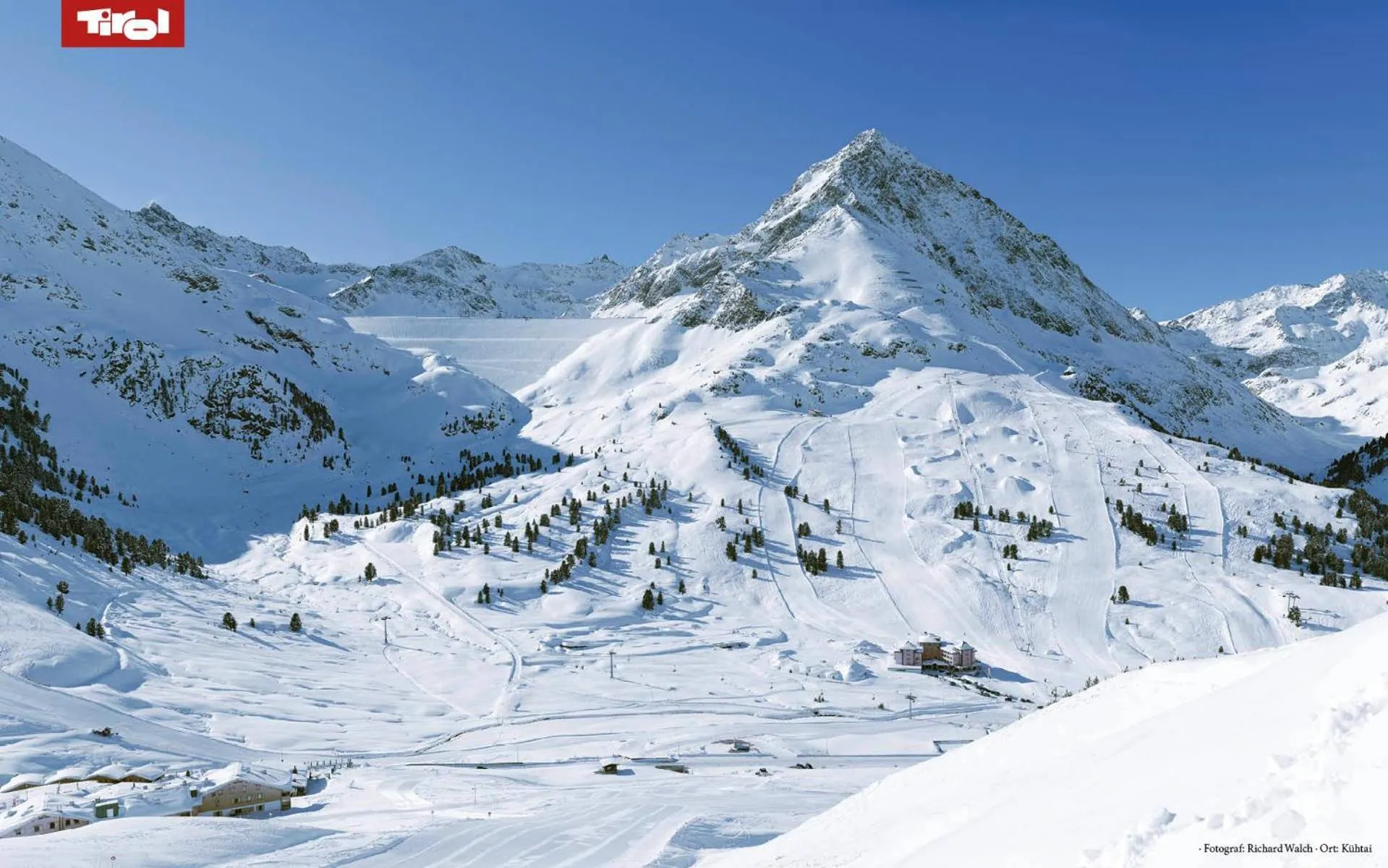 Natural landscape in Sonne & Schnee in Kühtai