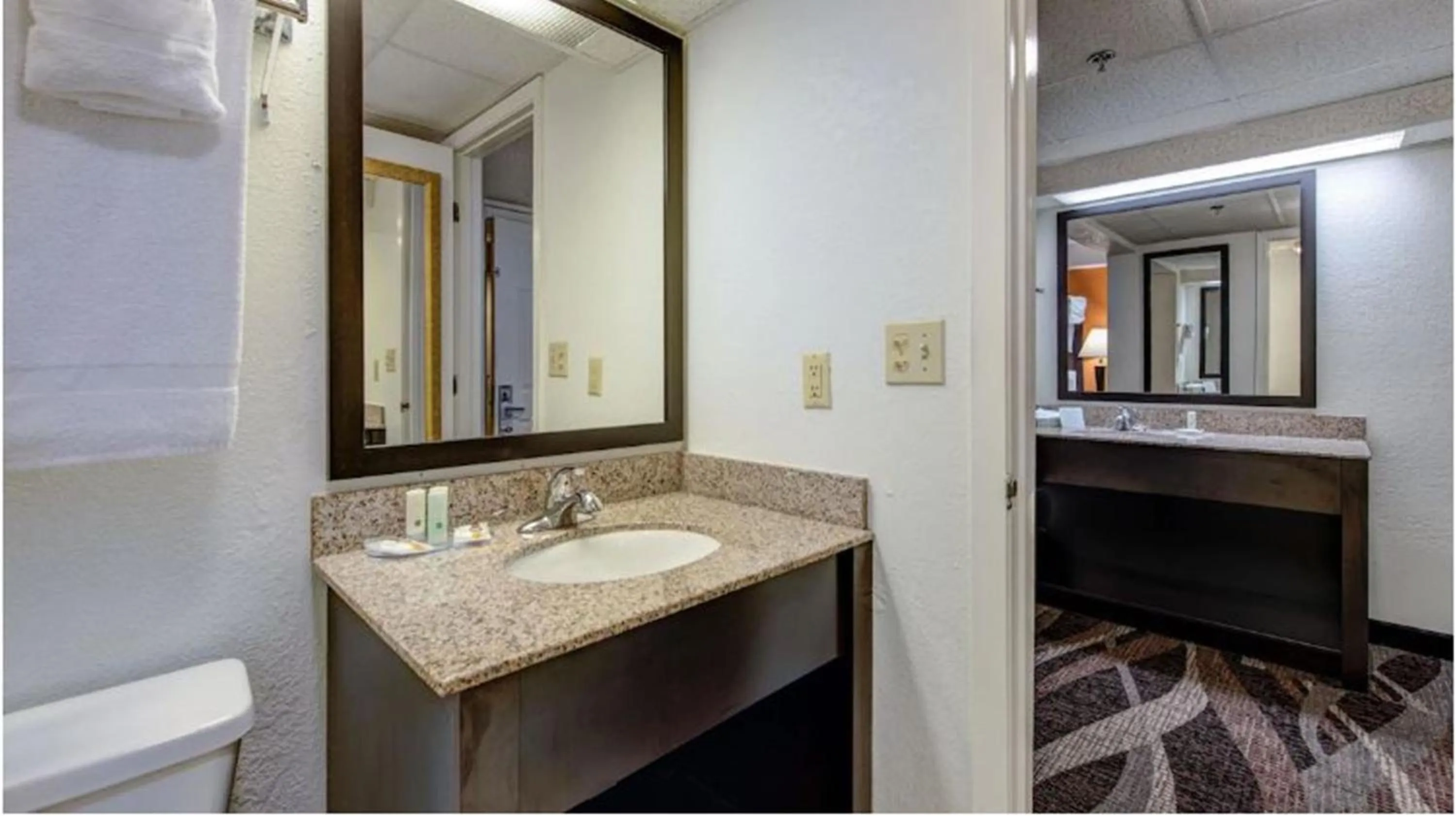 Bathroom in Quality Inn Creekside - Downtown Gatlinburg