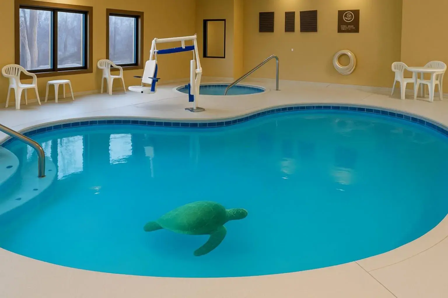 Swimming pool in Vista Suites Near Island and Leconte Convention Center Swimming pool in Vista Suites Near Island and Leconte Convention Center