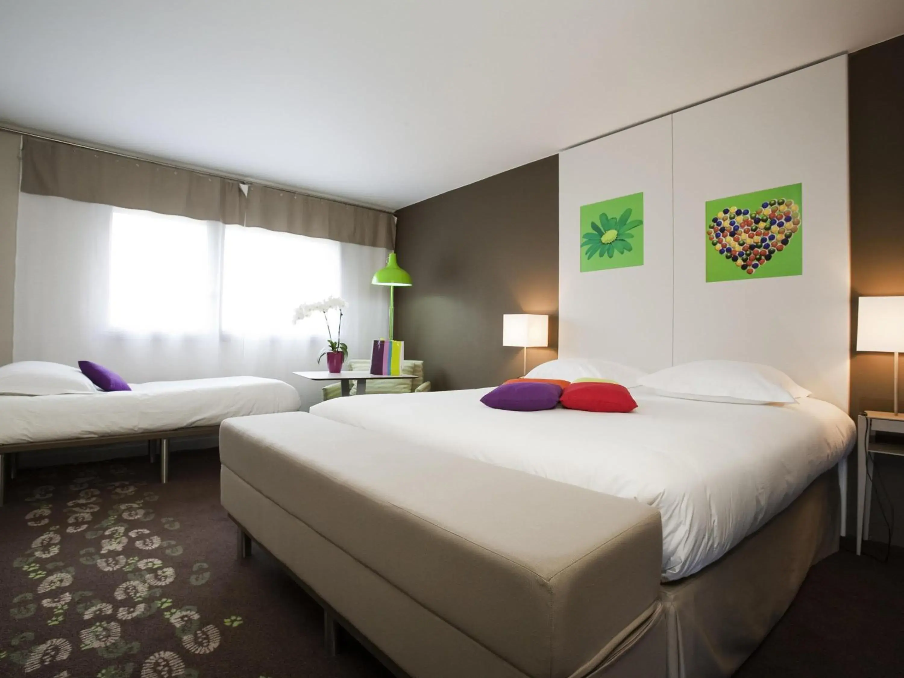 Bedroom, Bed in Ibis Styles Annemasse Genève Bedroom, Bed in Ibis Styles Annemasse Genève