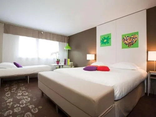 Bed in Ibis Styles Annemasse Genève