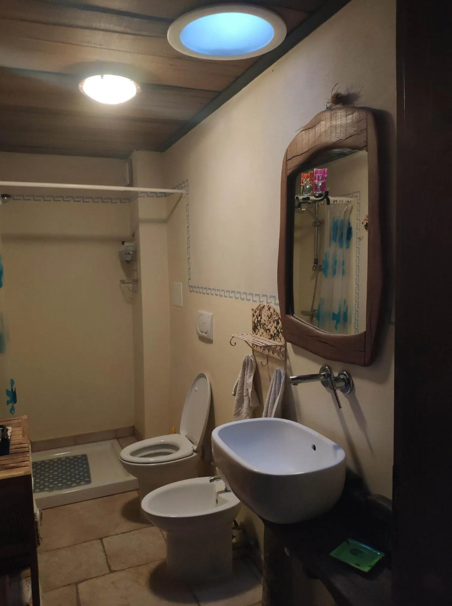 Shower in La Corte di Nonna Quercia