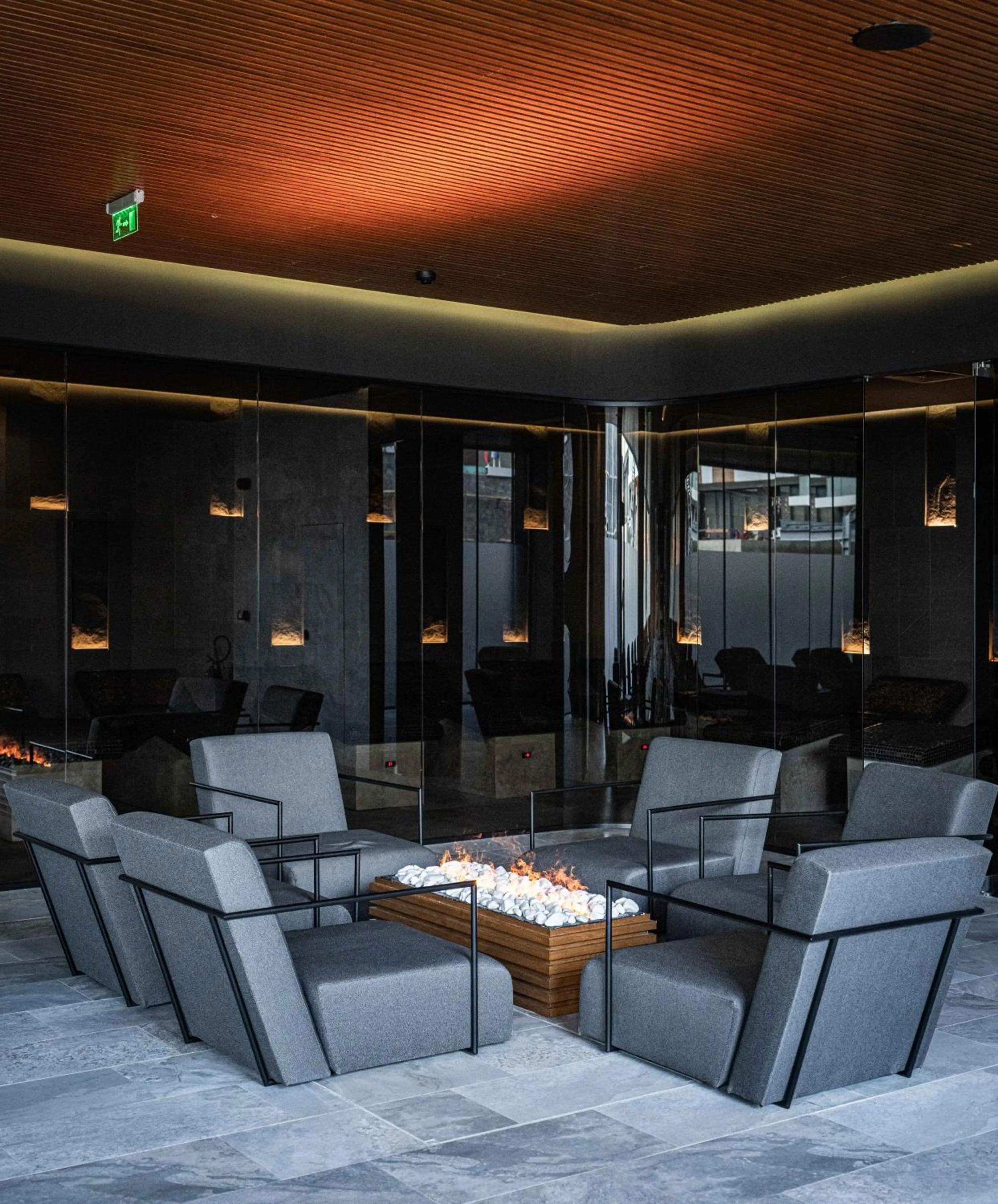 fireplace in Grand Hotel Bansko - Fitness & SPA